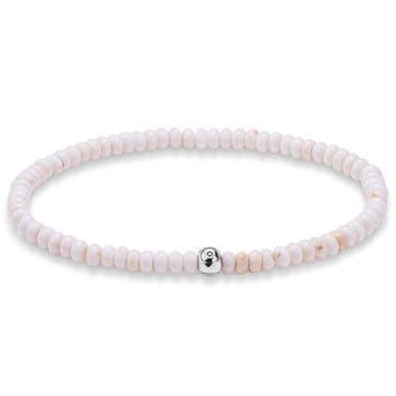 Amalfi | Pulsera de cuentas de piedra blanca Amalfi | Pulsera de cuentas de piedra blanca