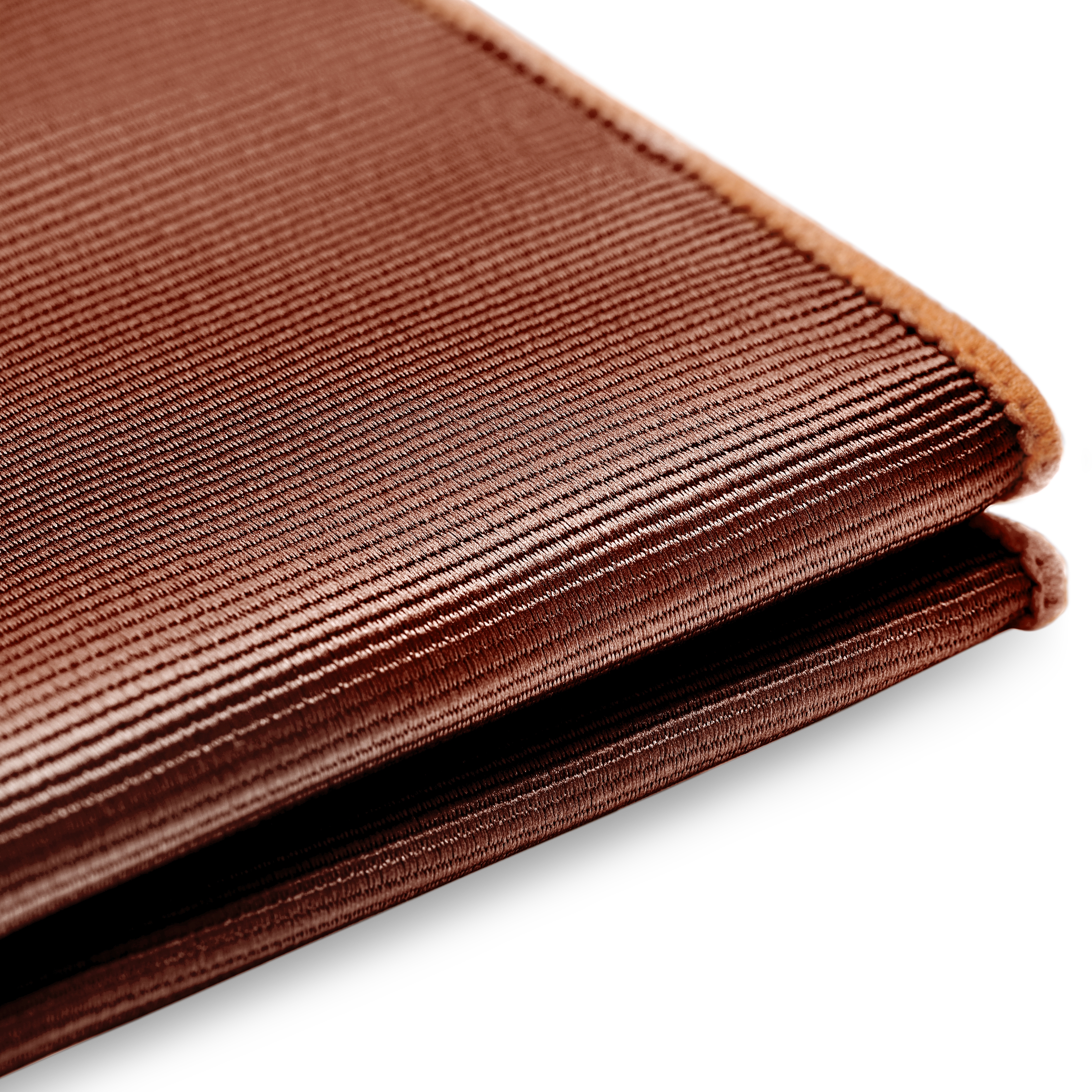 Grogrénová vreckovka do saka v terakotovej farbe - 3