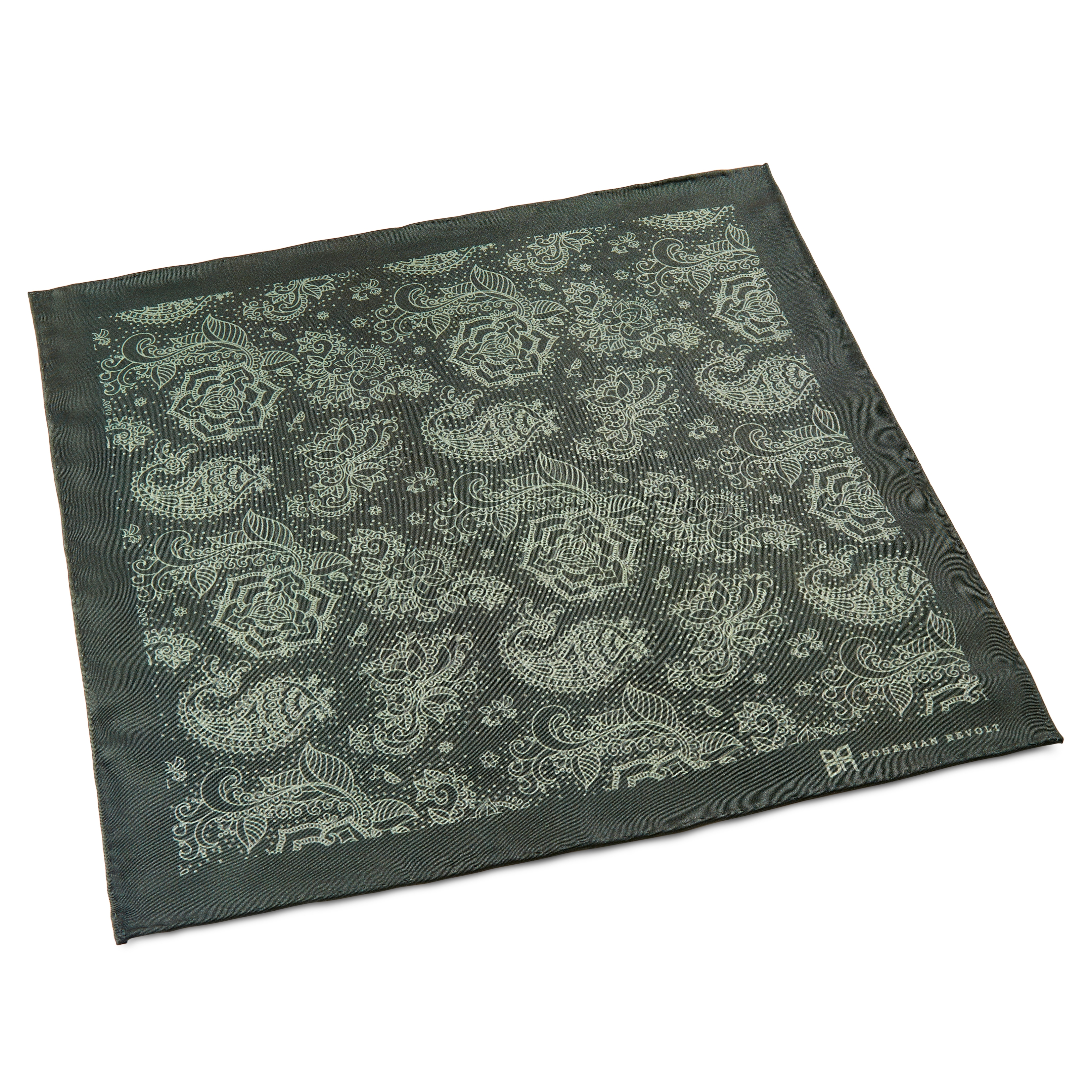 Pochette de costume Boho en soie Bernie  - 2