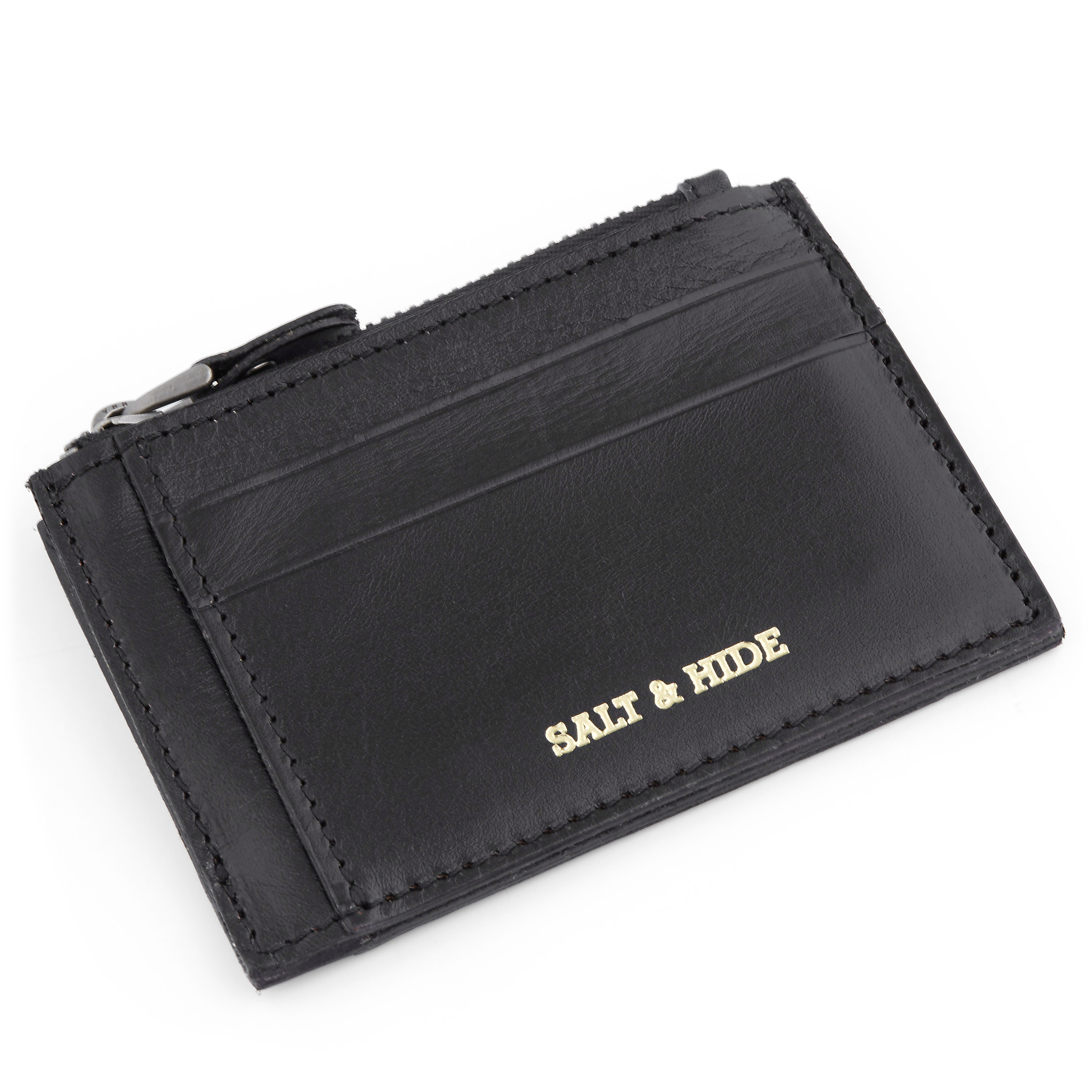 Czarny skórzany portfel Osias - 6