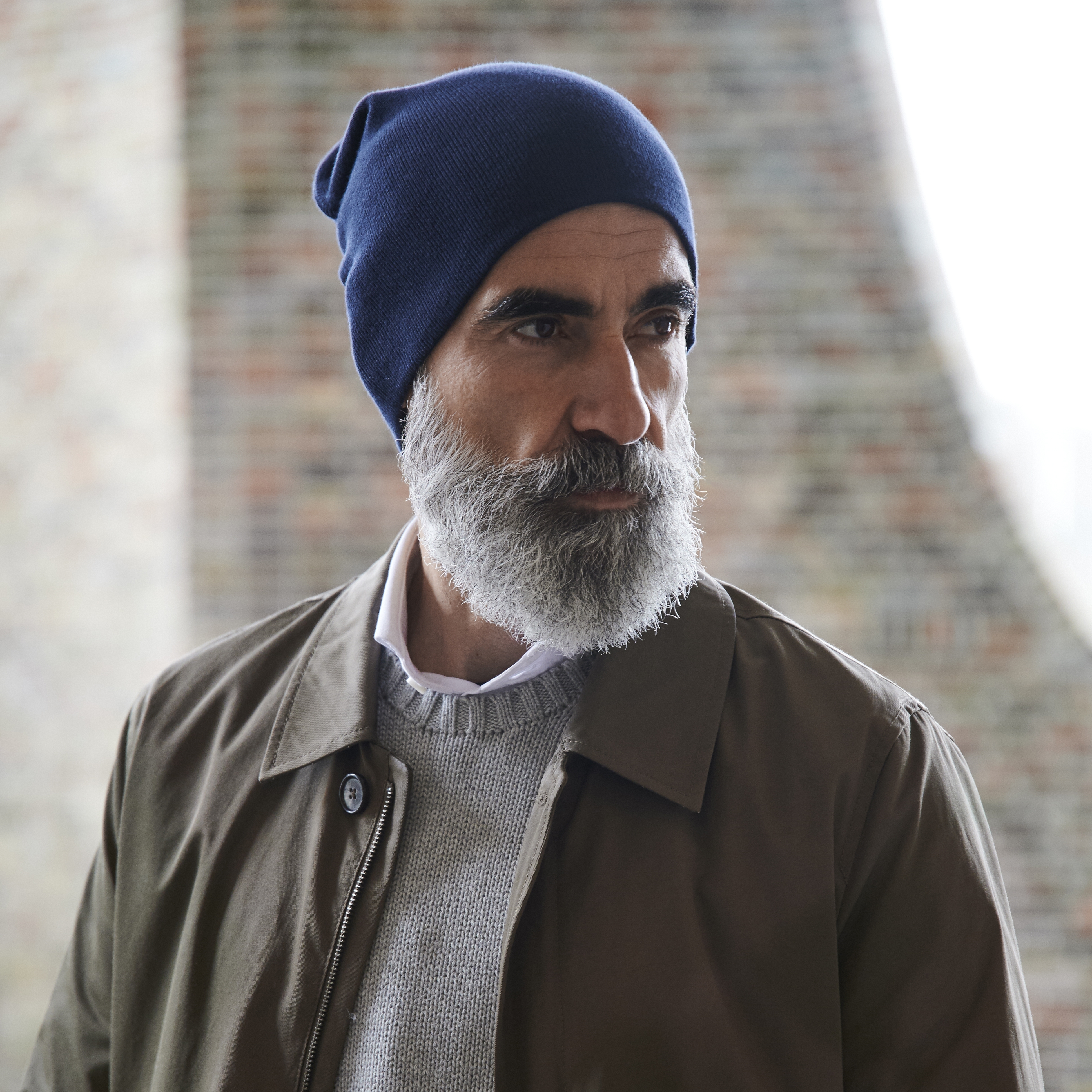 Tъмносиня тънка шапка от органичен памук Kyler Kite - 5