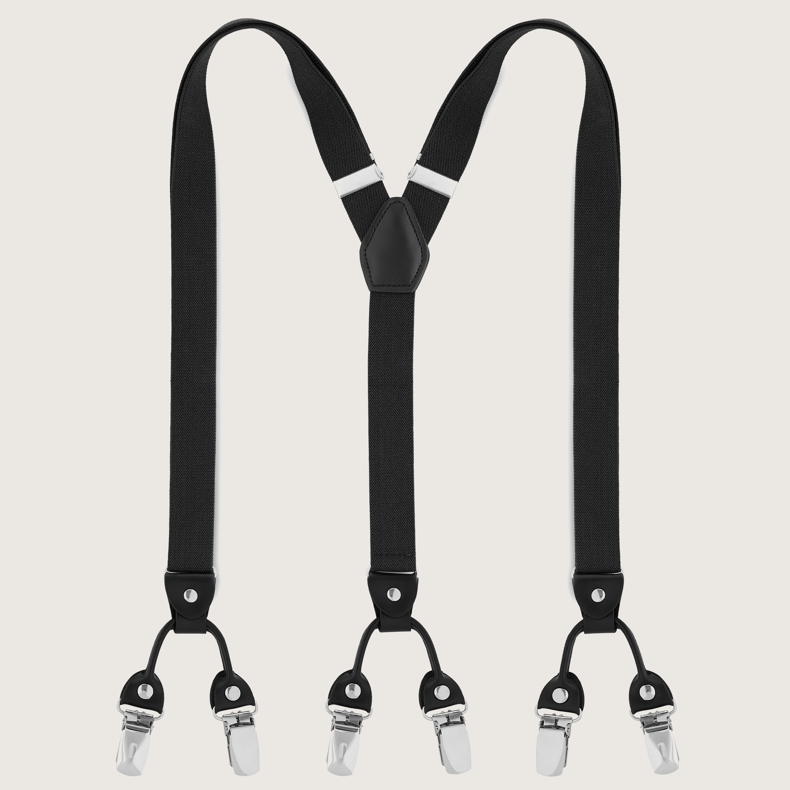 Slim Black Clip-On Suspenders | In stock! | Trendhim