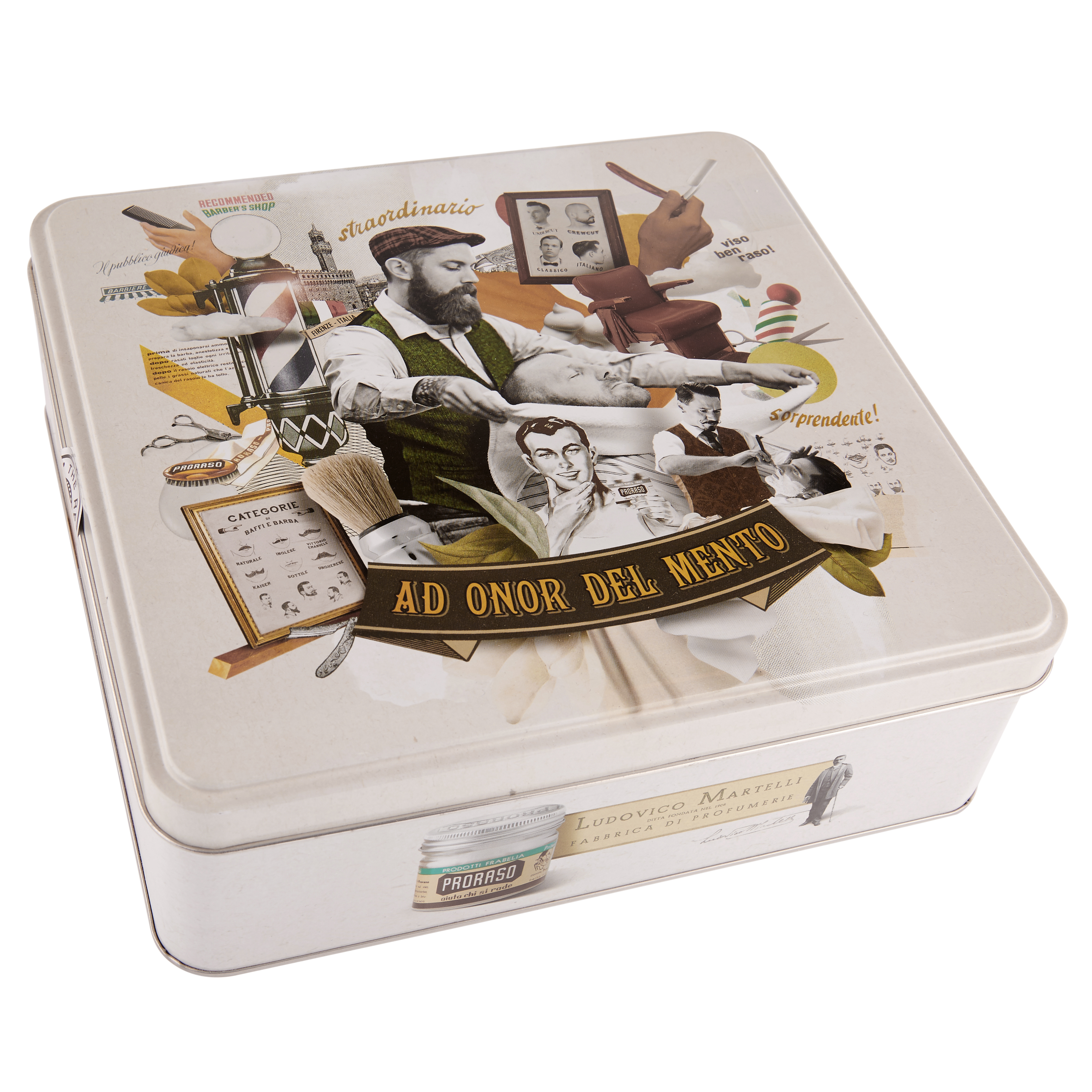 Proraso Azur Lime Vintage Beard Care Kit - 3