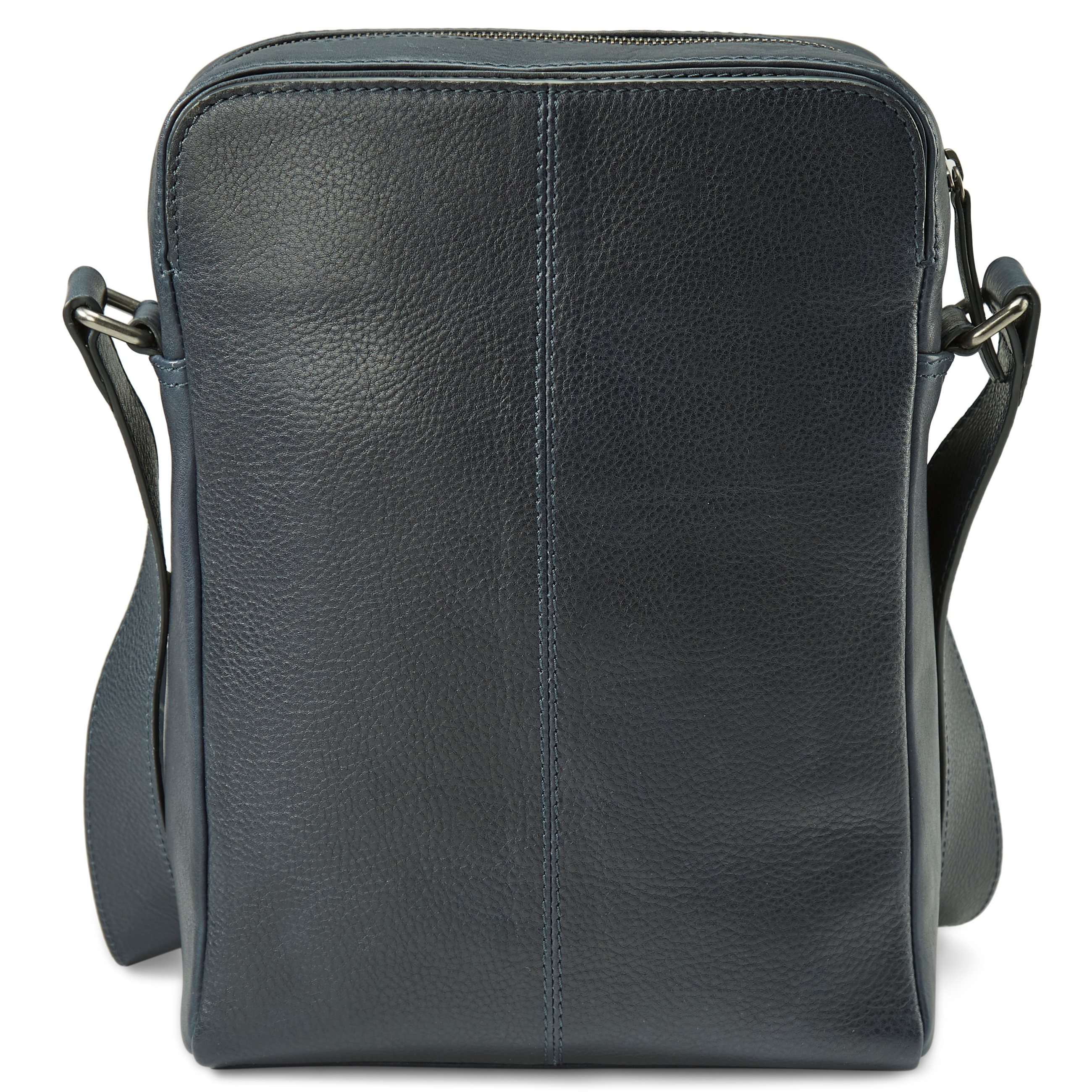 Laurie Navy Leather Crossbody Bag - 4