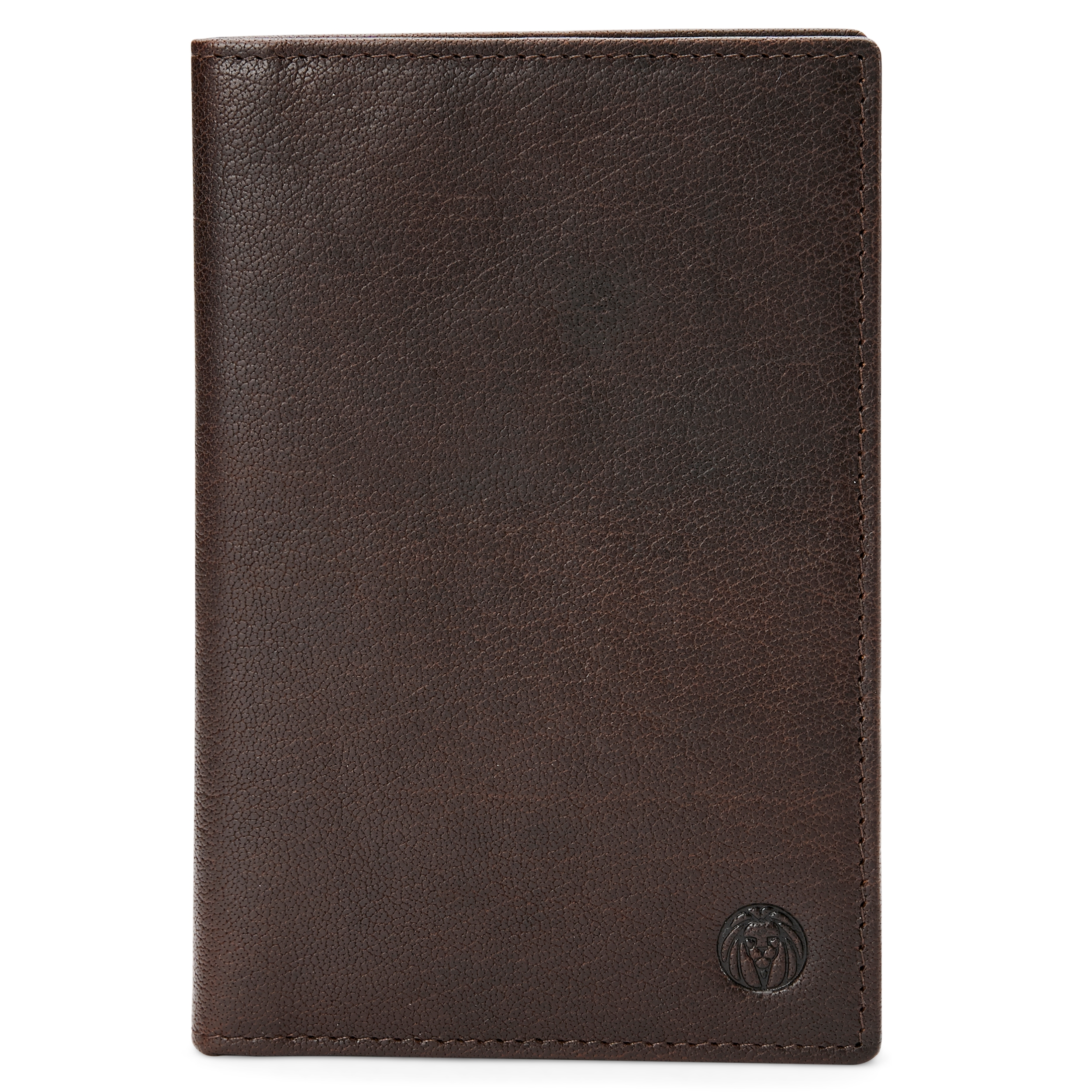 Montreal Brown Large Leather Card Travel Wallet - 3