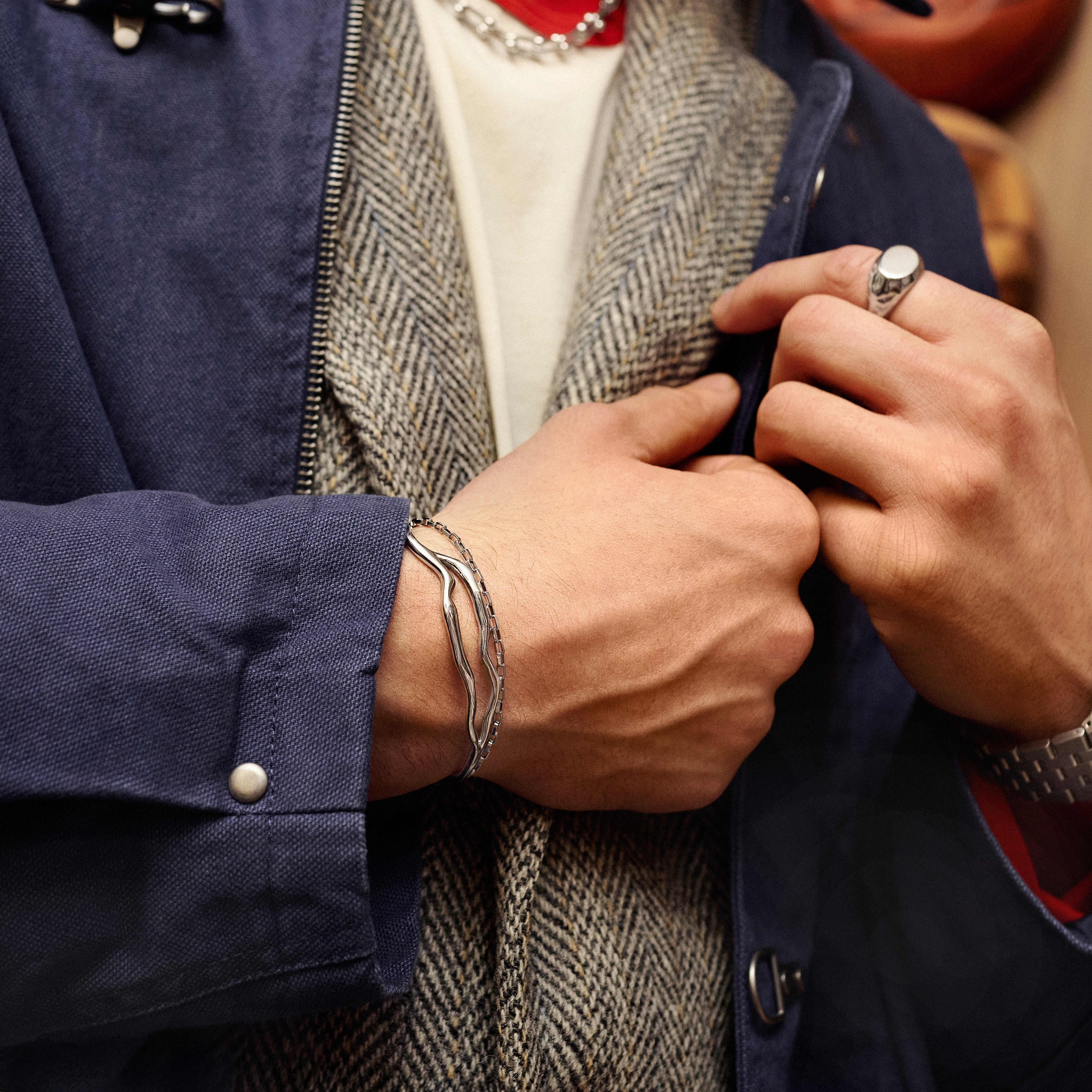 New Classics | 2 mm bransoletka typu cable ze stali nierdzewnej w srebrnym kolorze - 3