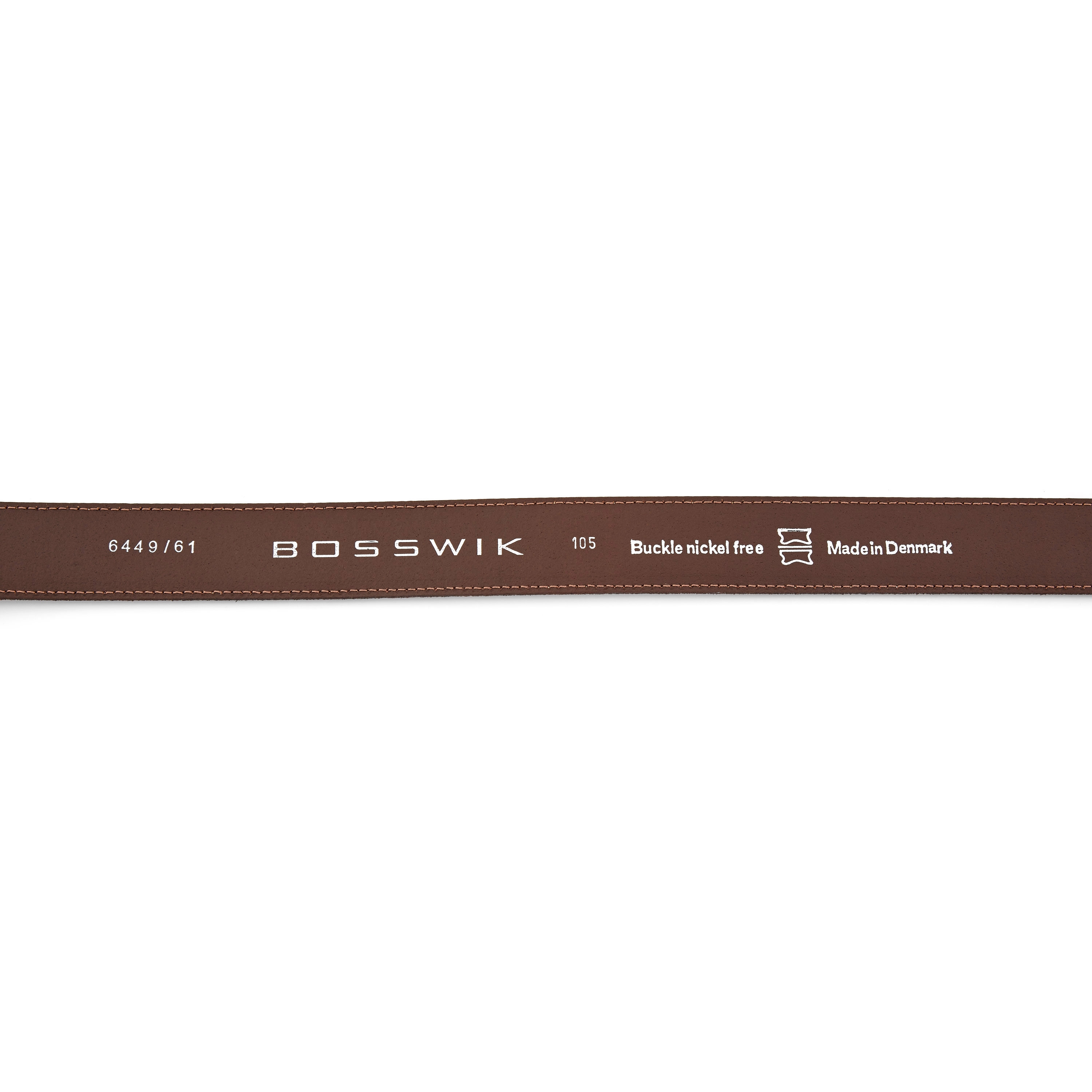 Riem van Warm bruin met Contrasterende Naden - 3