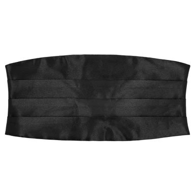 Glänzender Schwarzer Basic Kummerbund Glänzender Schwarzer Basic Kummerbund