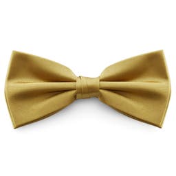 Shiny Gold Basic Pre-Tied Bow Tie