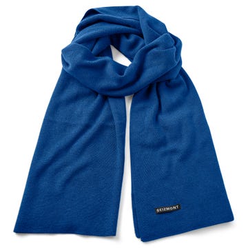 Hiems | Blauwe Sjaal van een Mix van Wol
