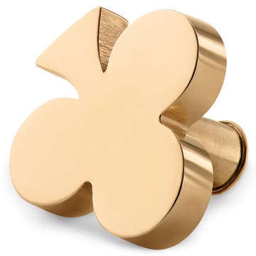 Gold-tone Stainless Steel Clubs Watch Charm Gold-tone Stainless Steel Clubs Watch Charm