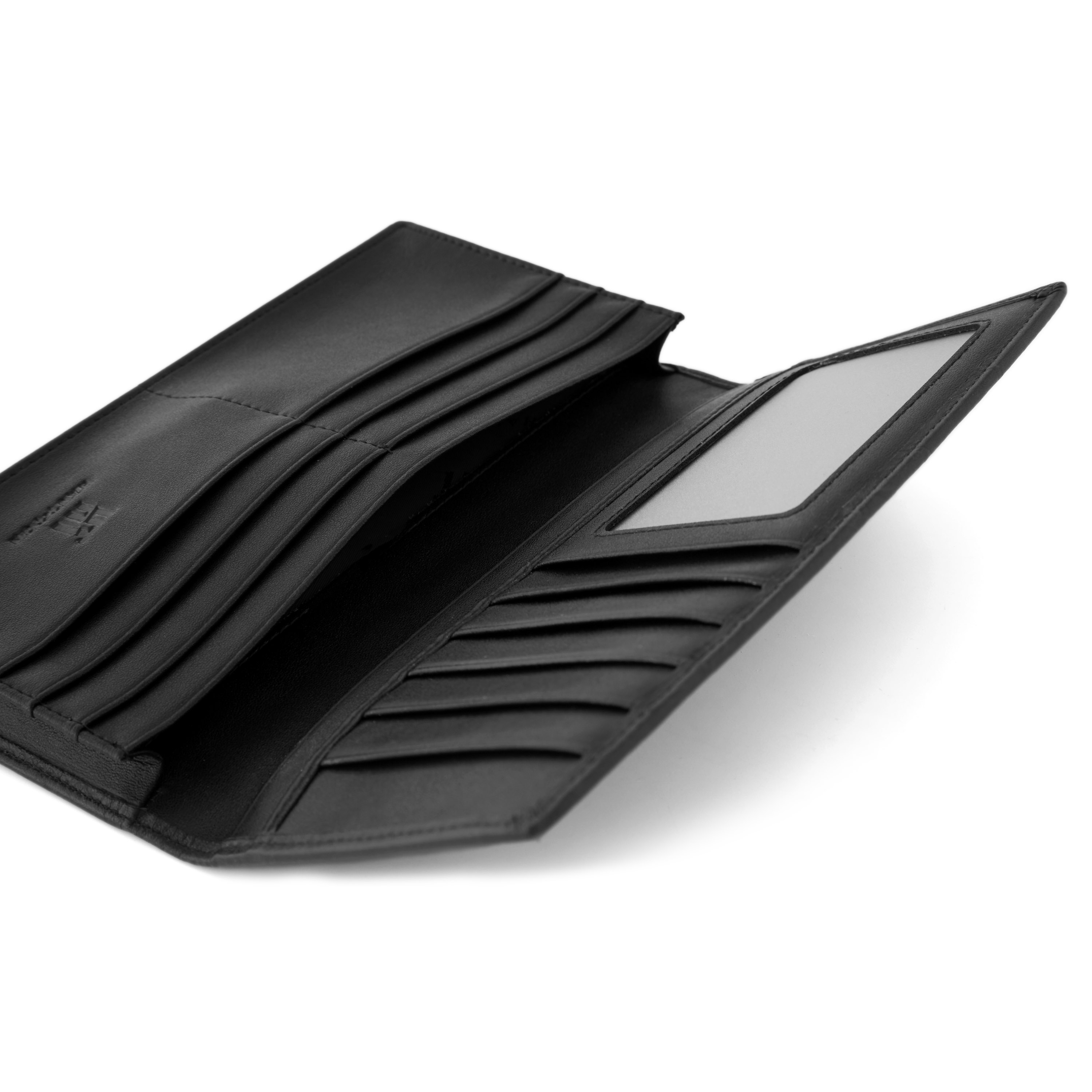 Stor Hautton Plånbok med Nitar - 3