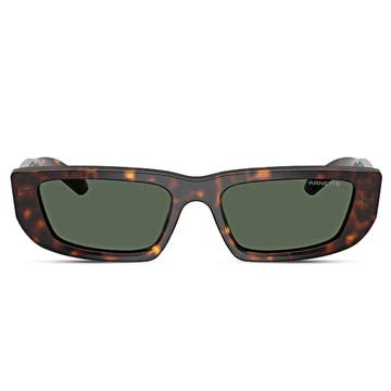 Dickrandige Wrap-Around Turtoiseshell-Sonnenbrille | Arnette 0AN4357 Dickrandige Wrap-Around Turtoiseshell-Sonnenbrille | Arnette 0AN4357