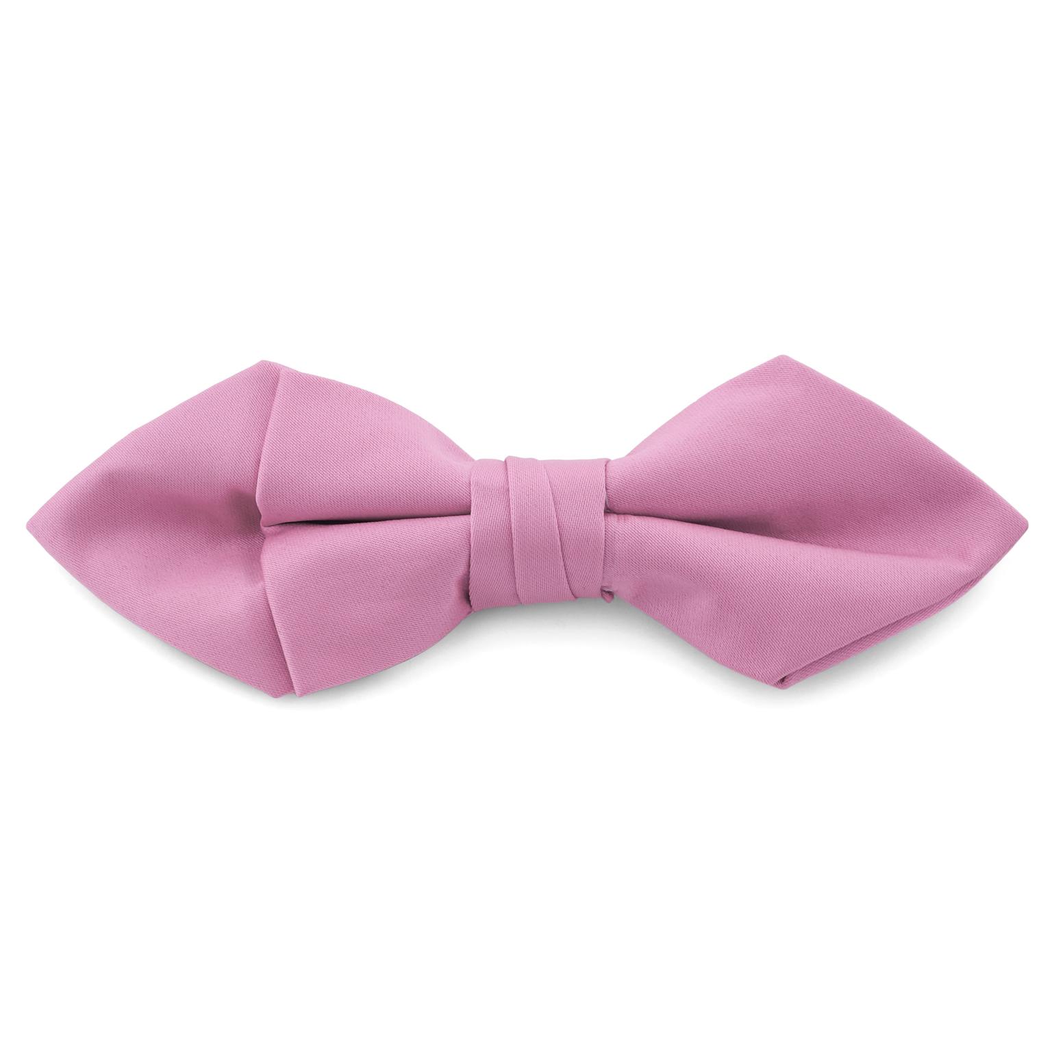 Light Pink Basic Pointy Pre-Tied Bow Tie Light Pink Basic Pointy Pre-Tied Bow Tie