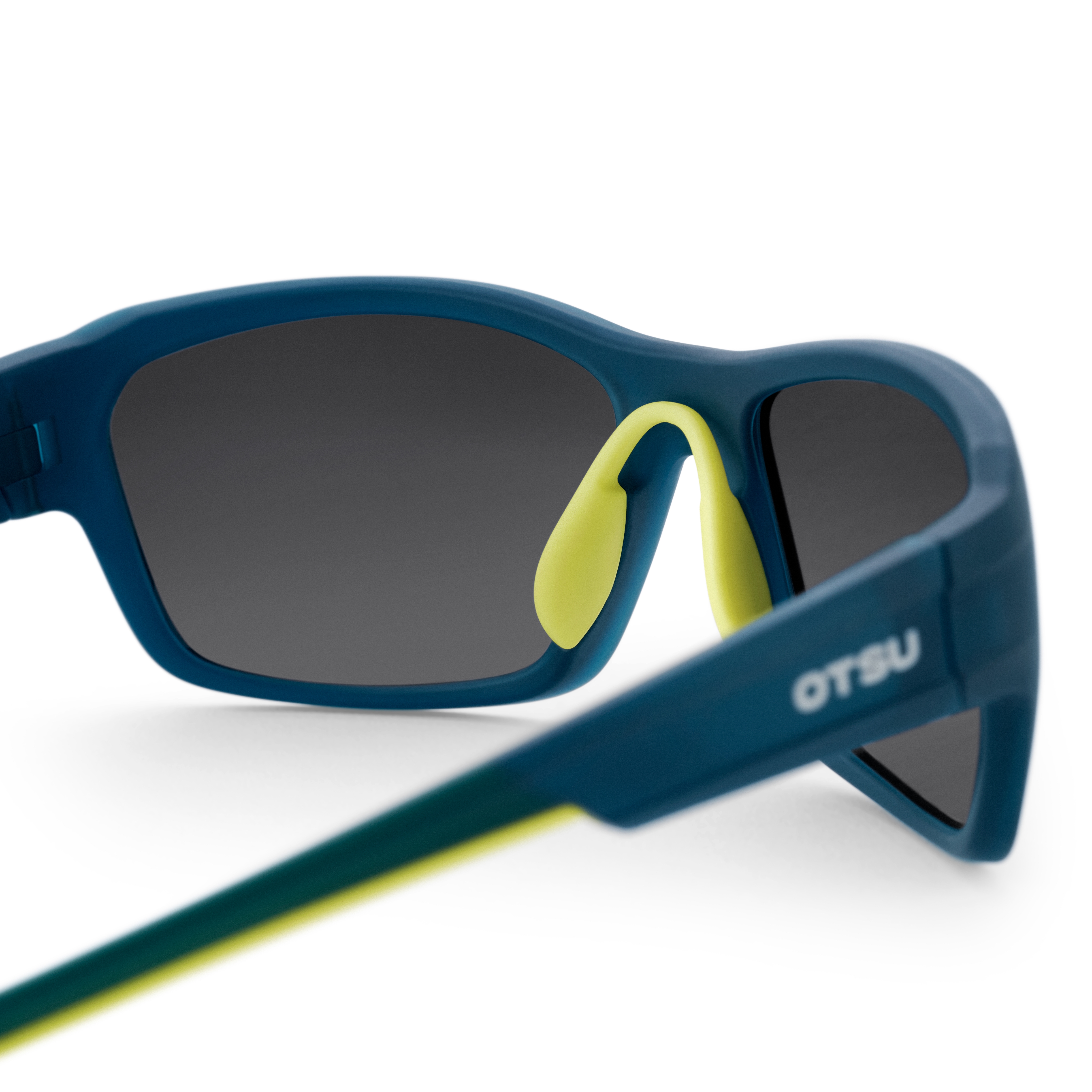 Polarised Navy Blue Sports Sunglasses with Black Lenses - 6