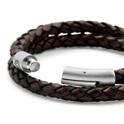 Collins 6 mm Brown Leather Wrap Around Bracelet - 6 - gallery