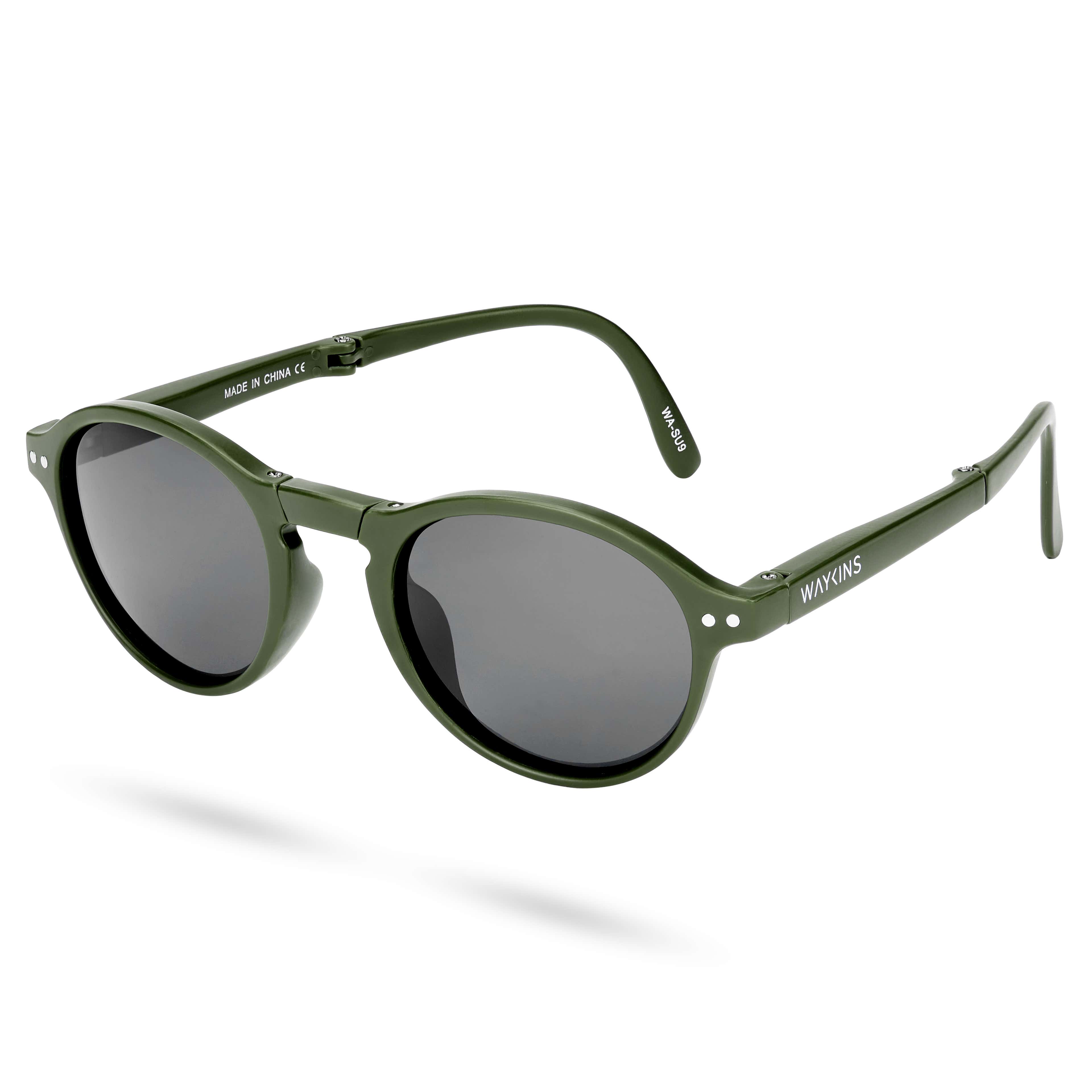 Ambit Olivengrønne Sammenbrettbare Solbriller