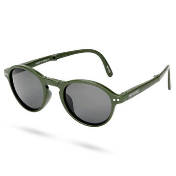 Ambit Olive Folding Sunglasses 
