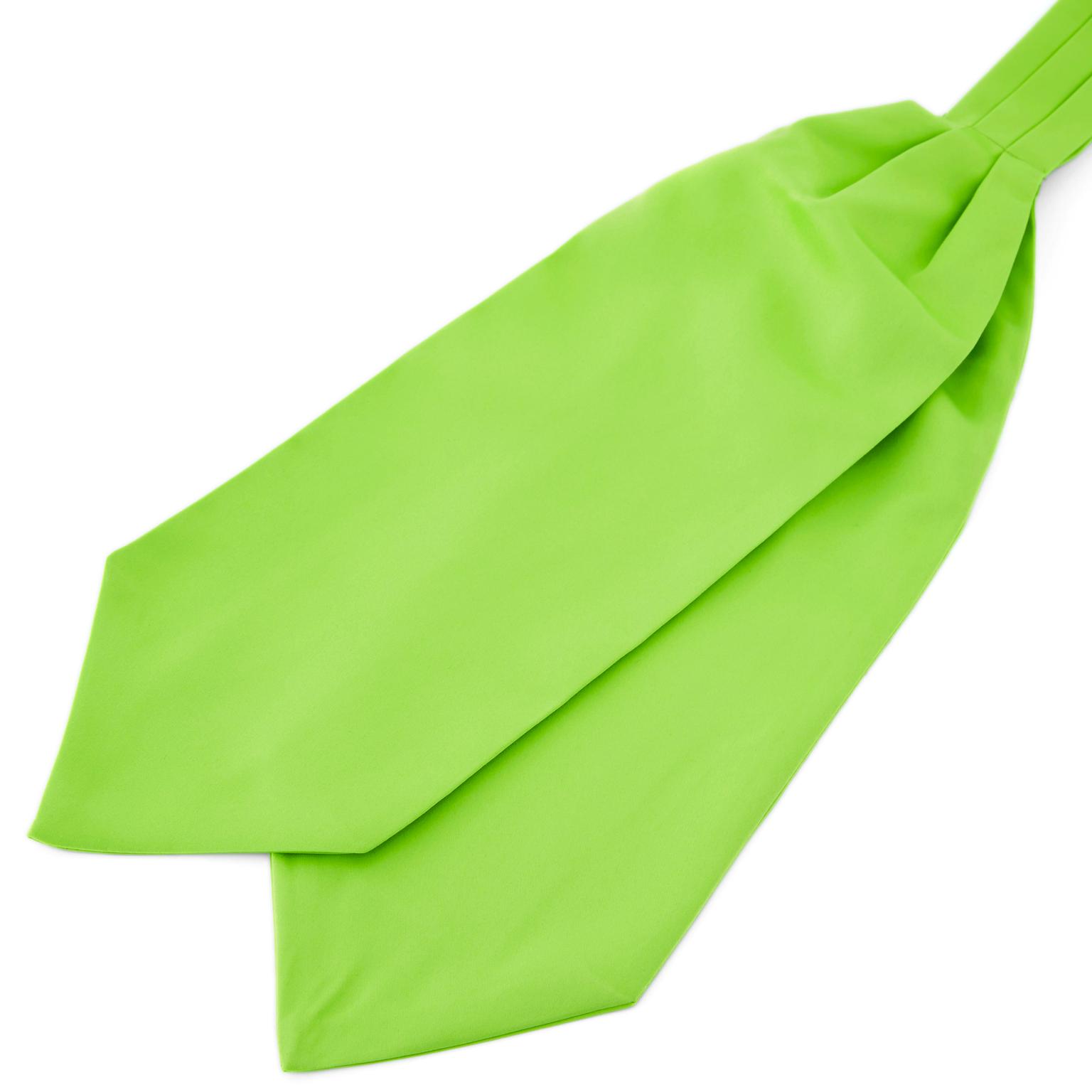 Laimo žalios spalvos paprastas cravat kaklaraištis Laimo žalios spalvos paprastas cravat kaklaraištis