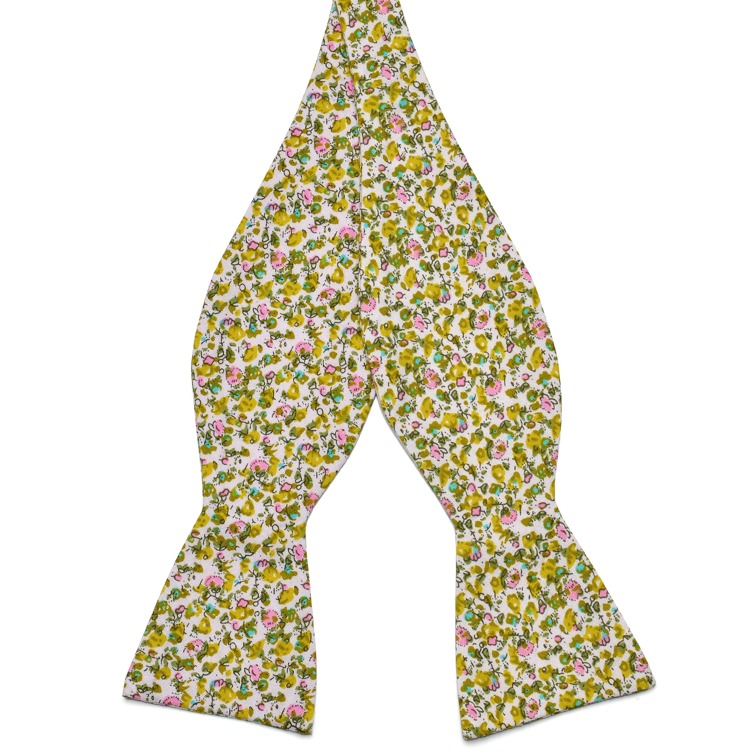 Grøn Abstrakt Design Bomulds Selvbinder Butterfly - 1