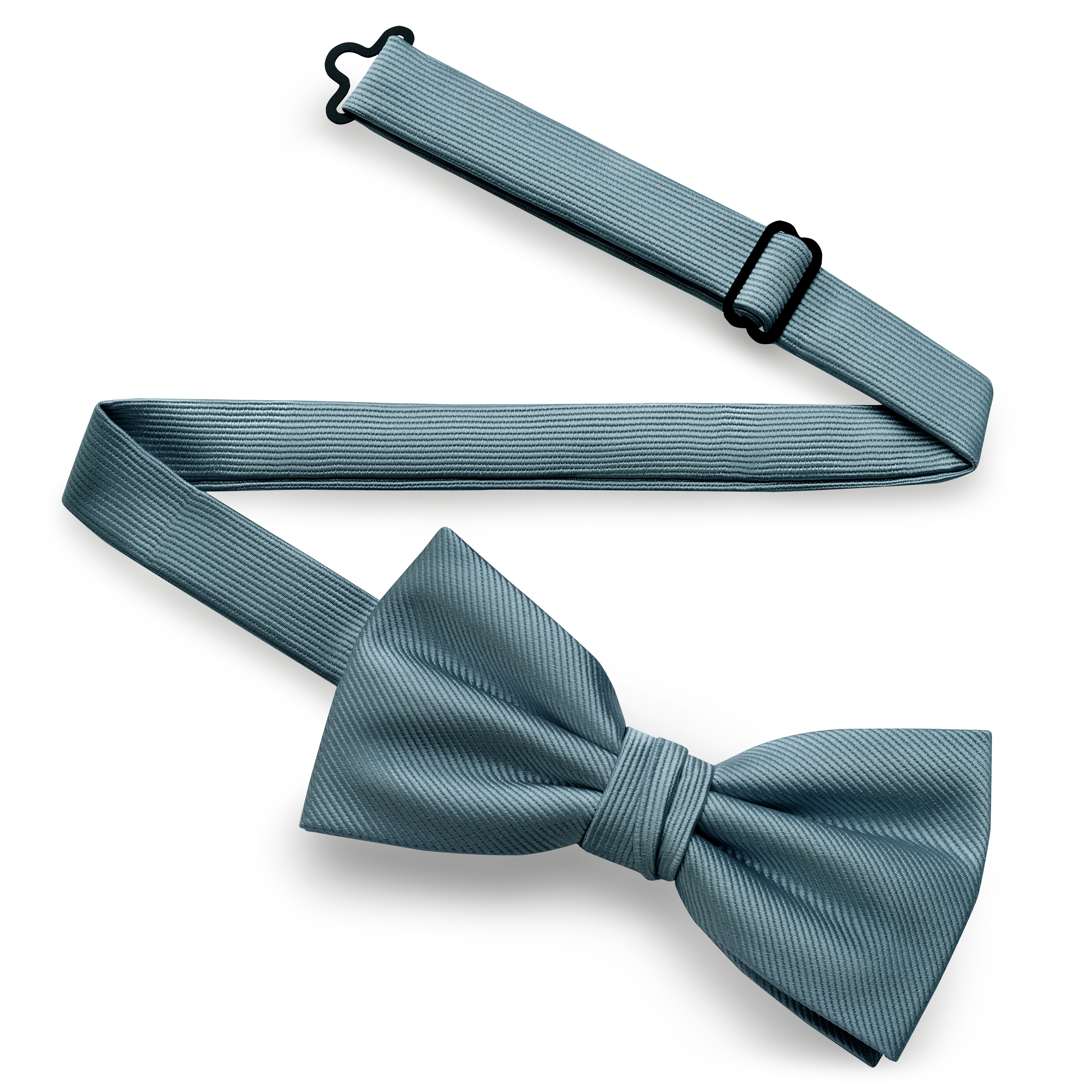 Predviazaný grogrénový motýlik v dymovej farbe - 3