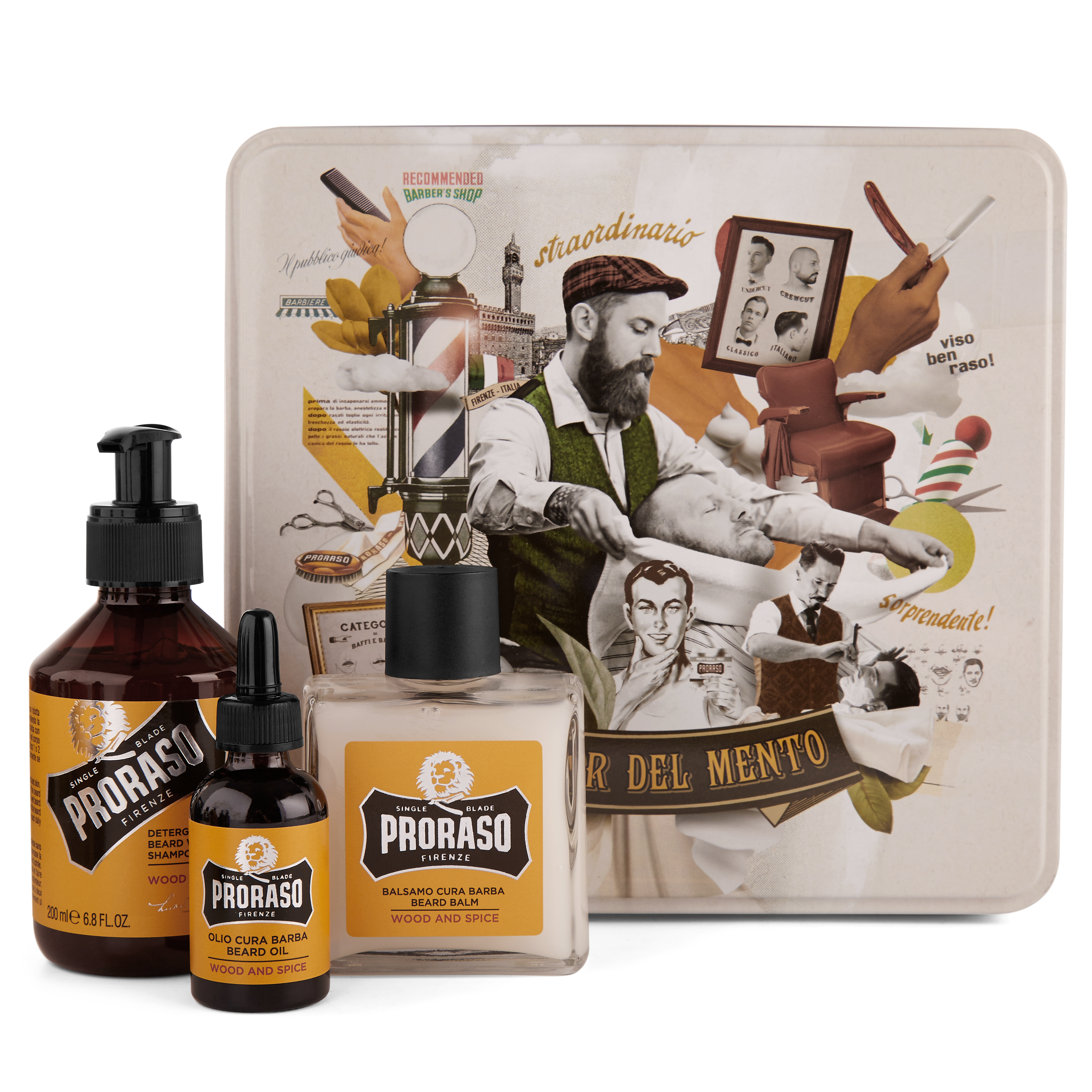Proraso Wood & Spice Vintage Kit na ošetření vousů - 1