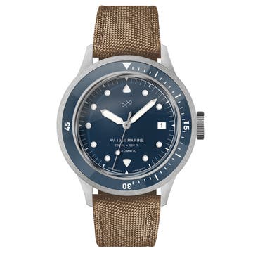 1956 Marine Automatic | Acier chirurgical & Bleu 1956 Marine Automatic | Acier chirurgical & Bleu