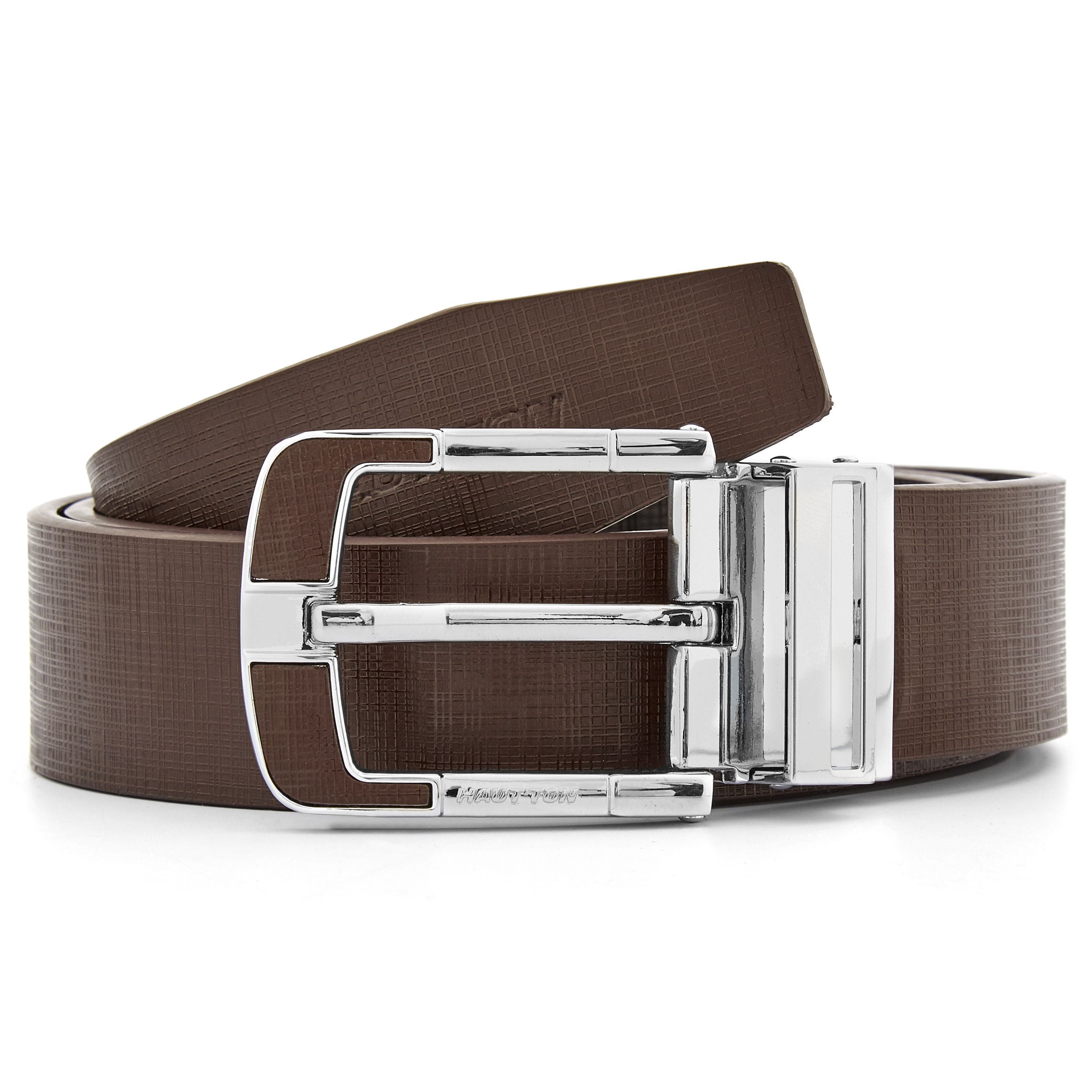 Mokkakleurige Leren Riem - 1