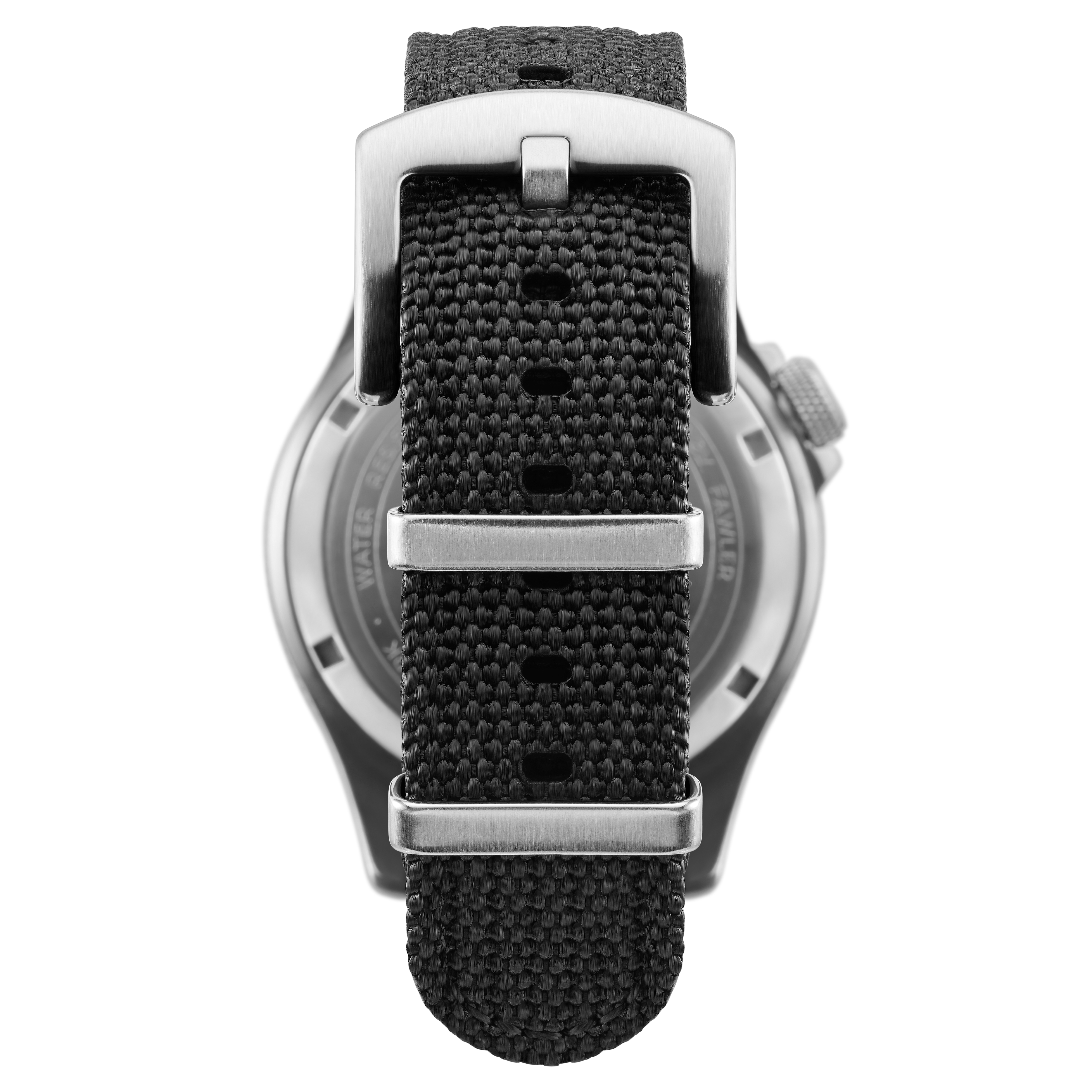 Luscent | Montre de plongée en acier gris brossé avec cadran luminescent - 4