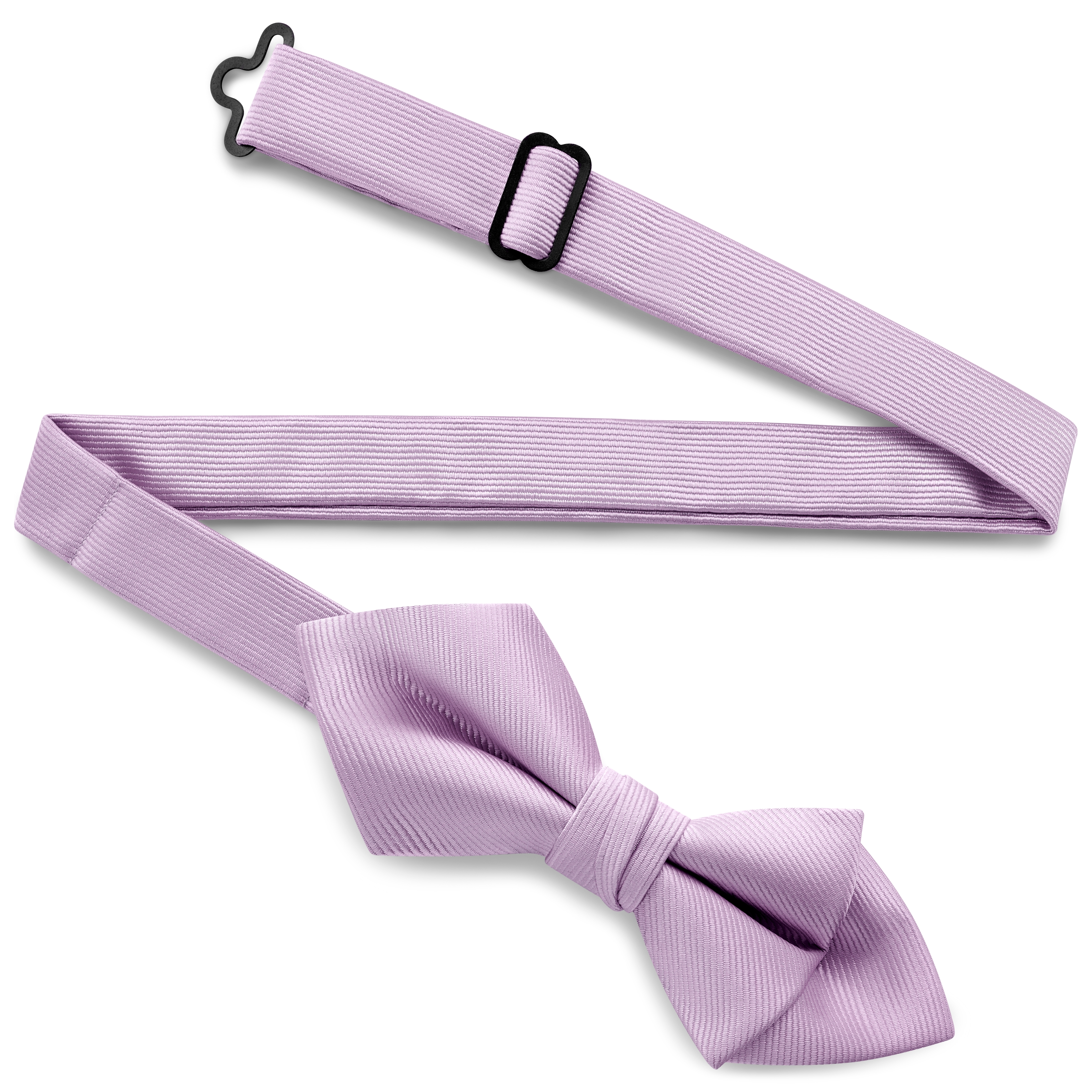 Lys fiolett ferdigknyttet Grosgrain Sløyfe med Diamantspiss - 2