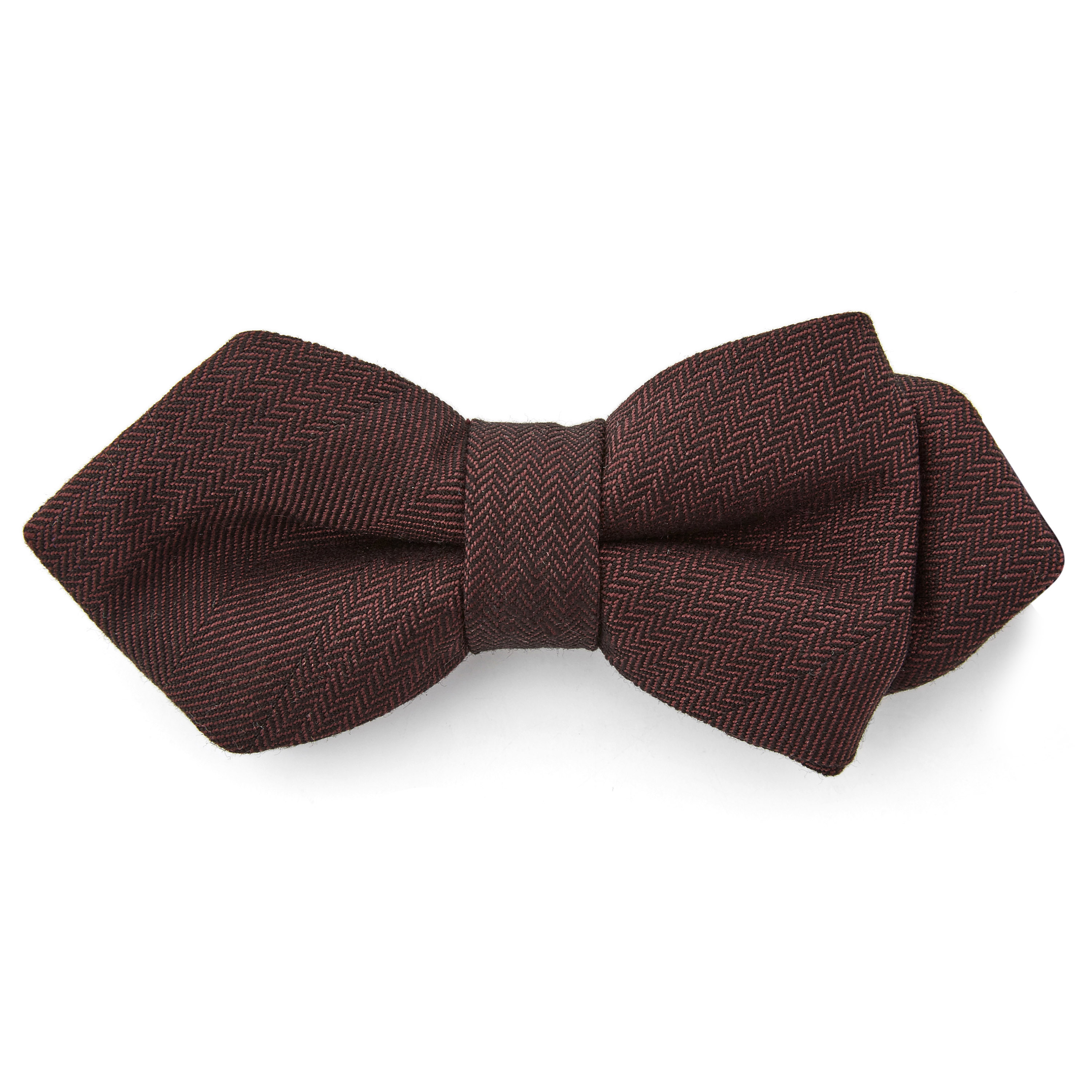 Brun Spids Butterfly med Mønster - 1