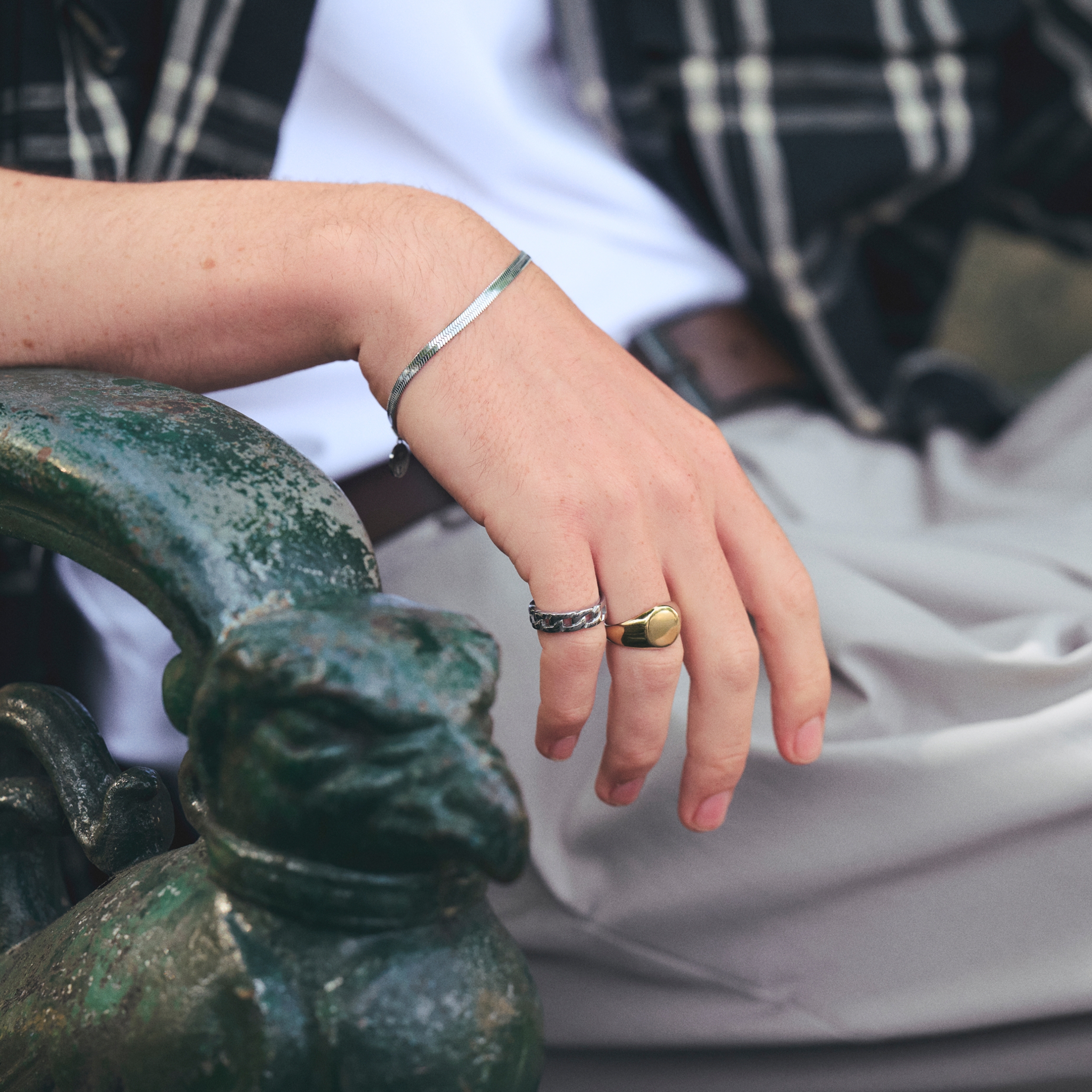 Oceľový prsteň Aiden - 2