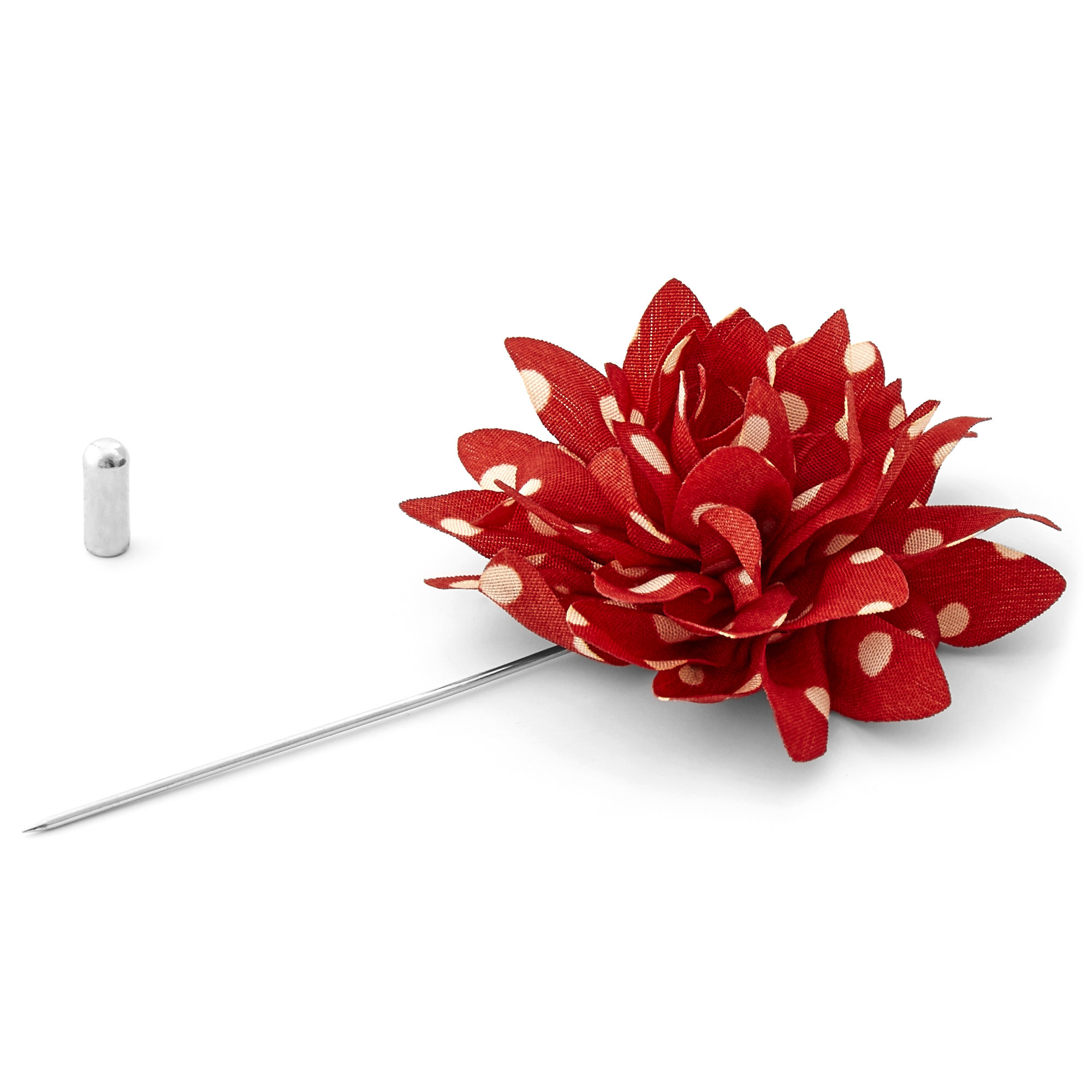 Prickig Röd Kavajnål - 2