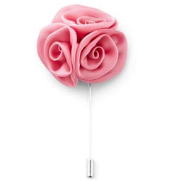 Peach Blossom Rose Lapel Pin