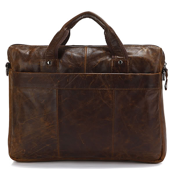 Dark Brown Everyday Leather Bag - 6