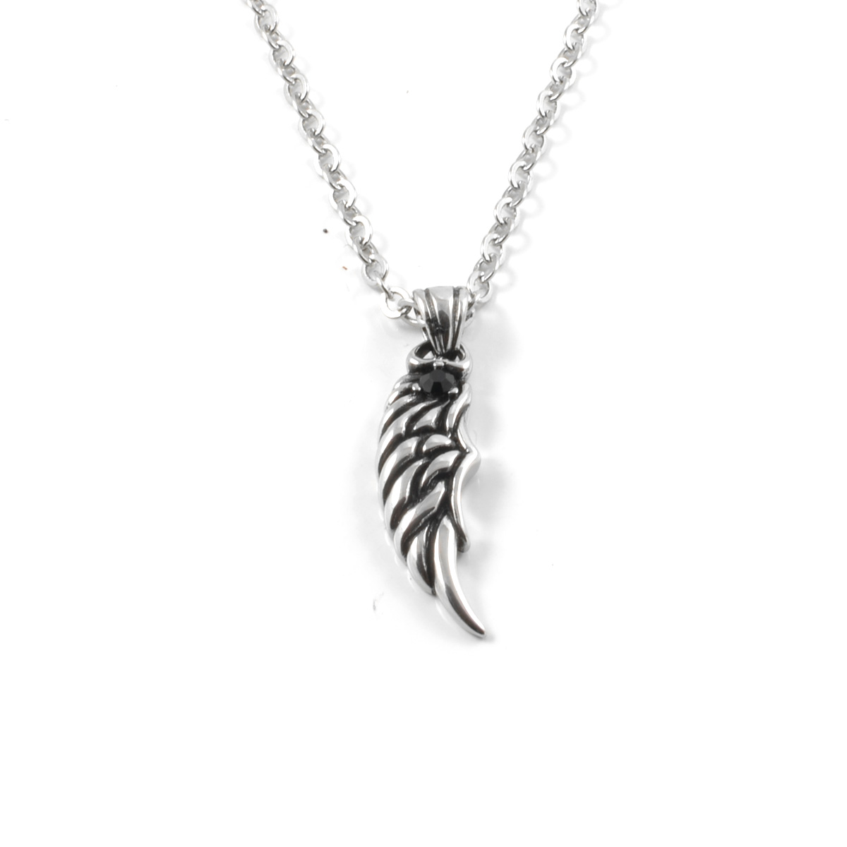 Mens on sale wing necklace