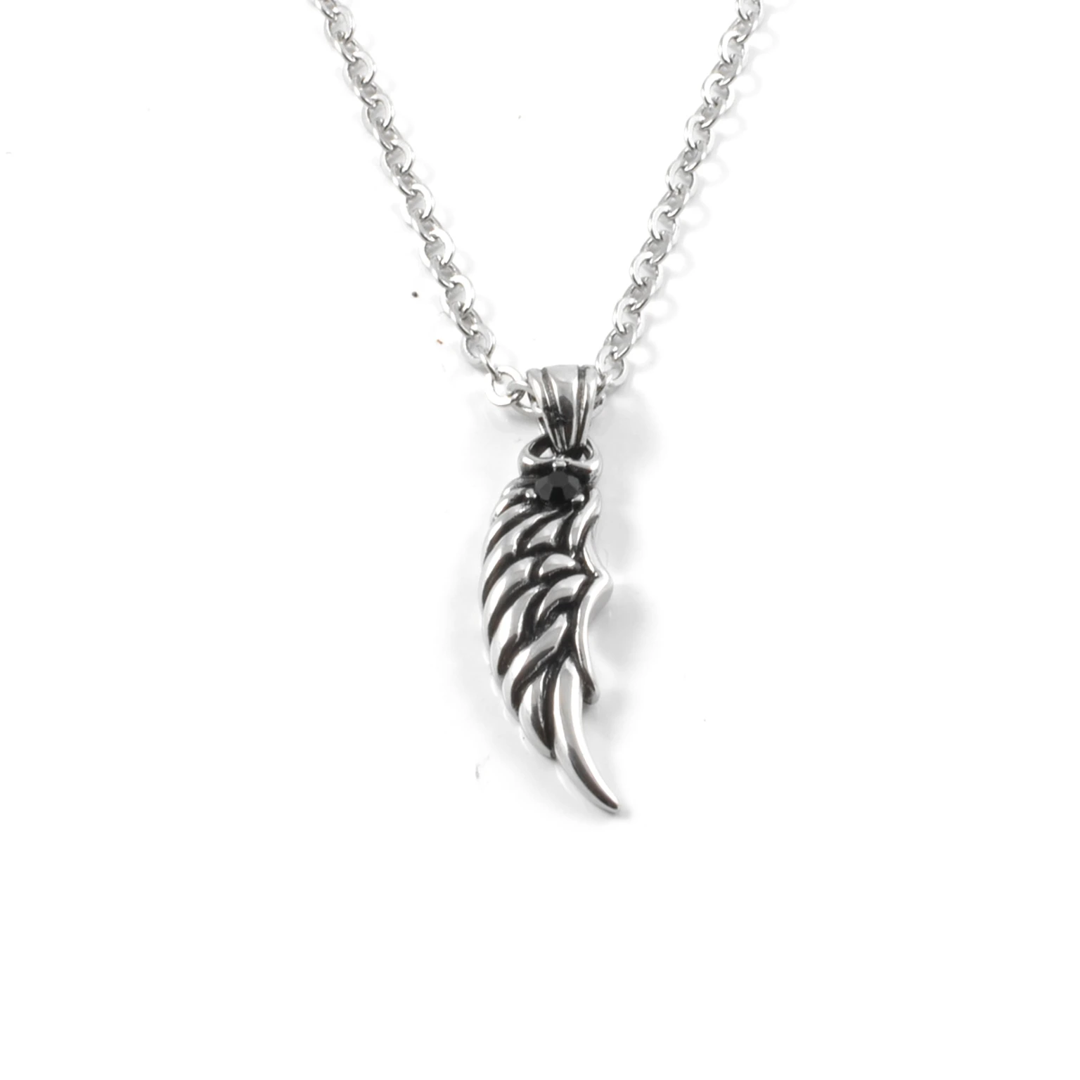 Stalen Ketting met Vleugelhanger Stalen Ketting met Vleugelhanger