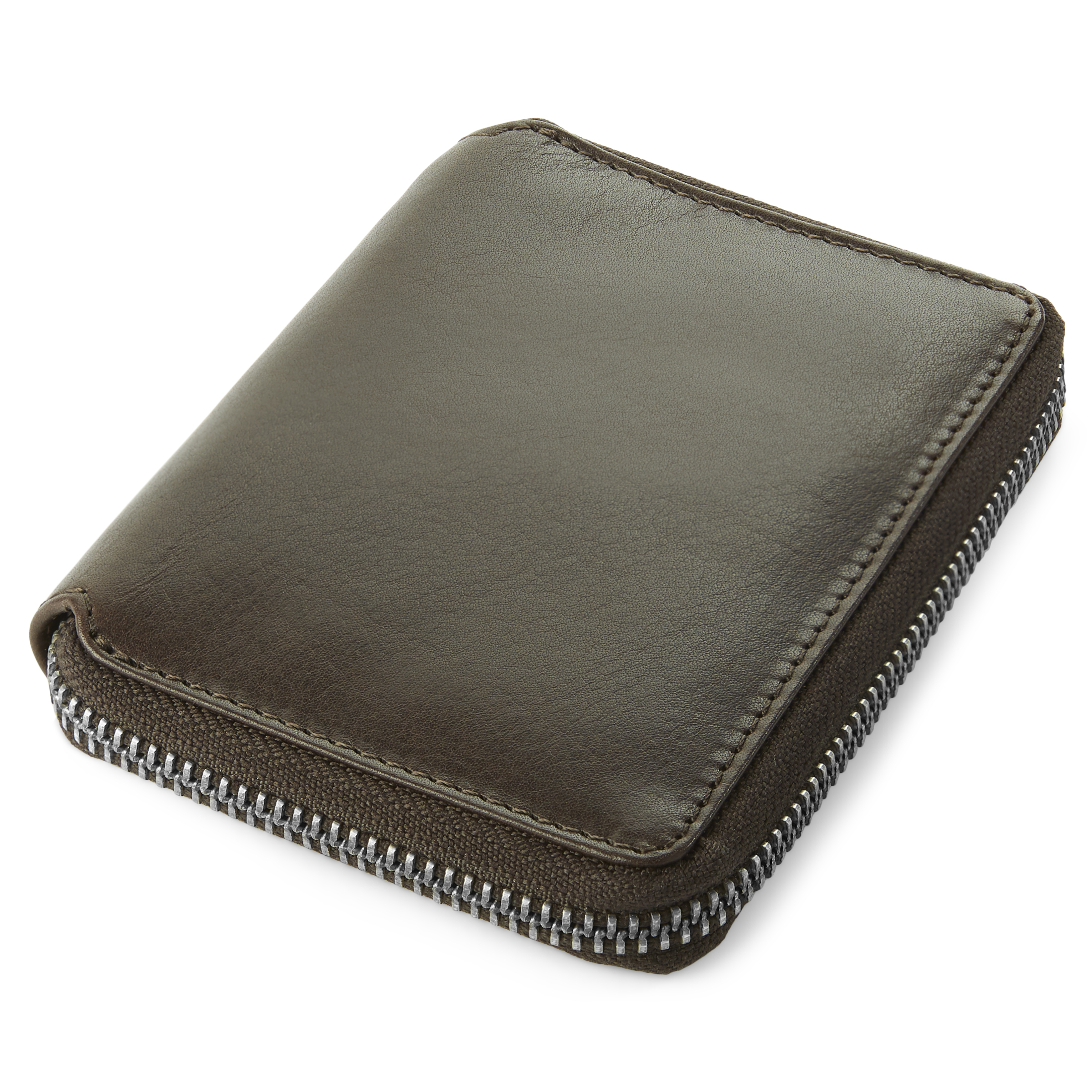 Cartera de cuero marrón oscuro RFID Larson - 12