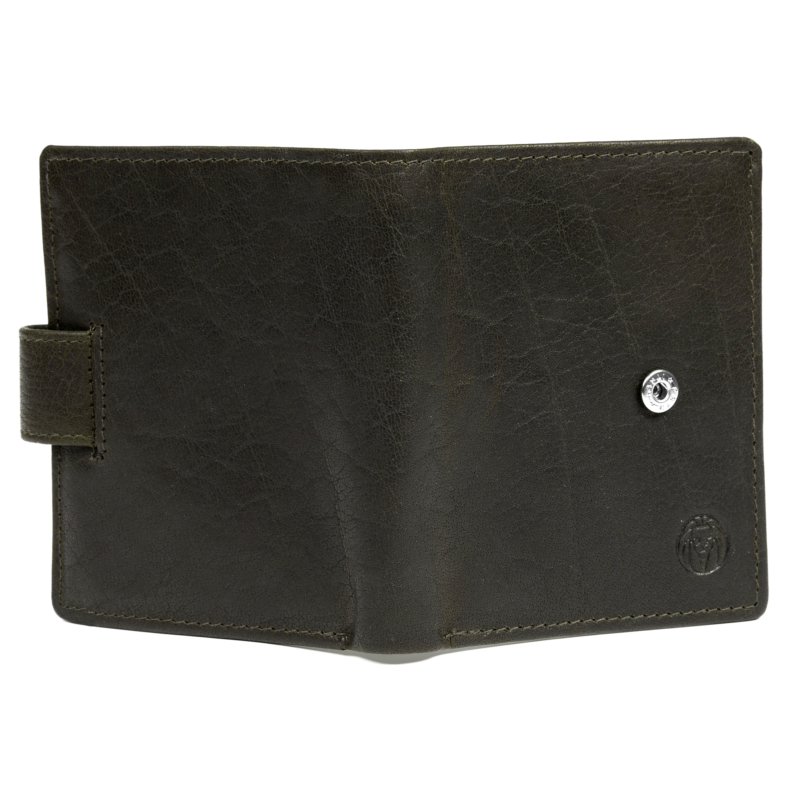 Montreal Compact Olive RFID Leather Wallet - 5