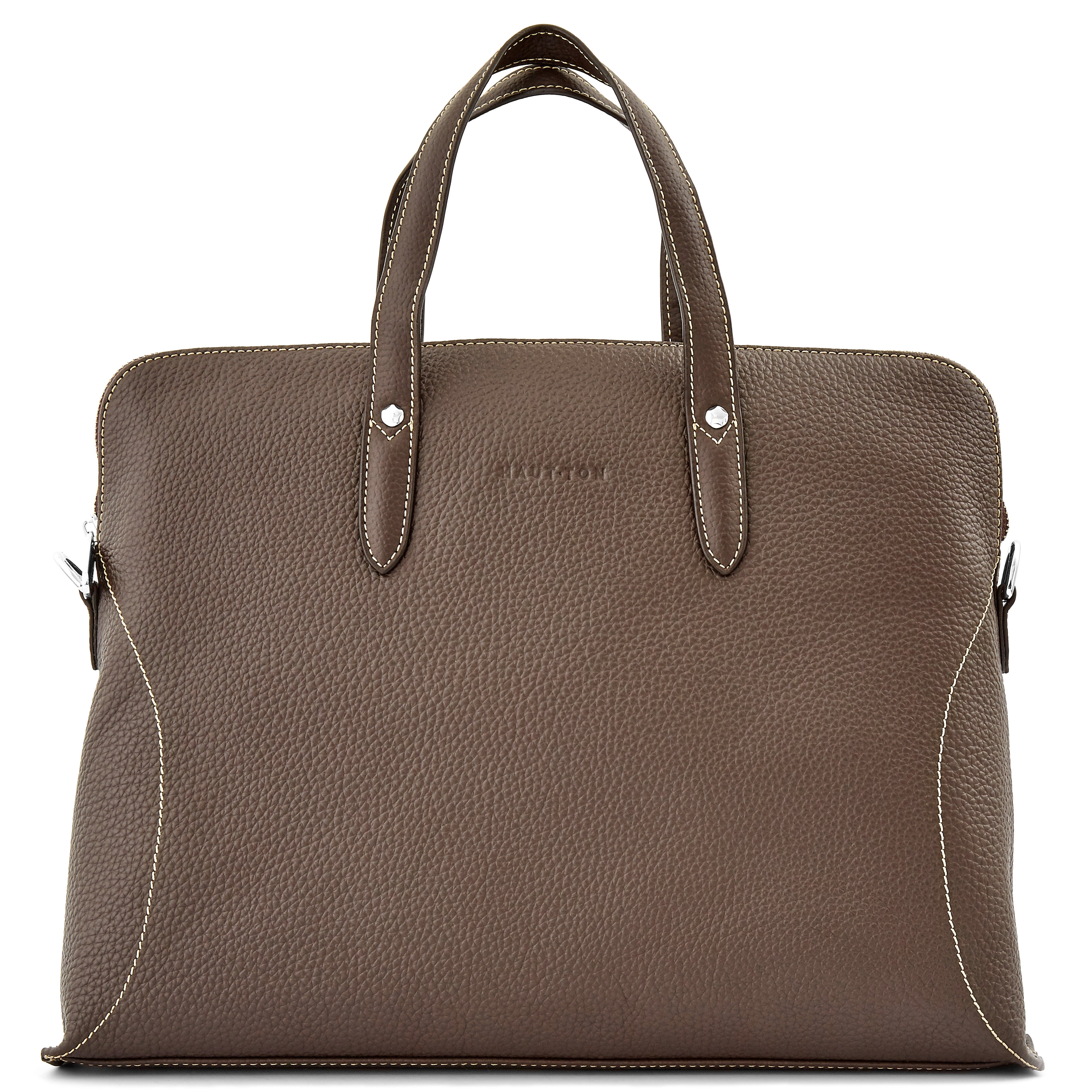 Hautton Brun Läderportfölj - 2