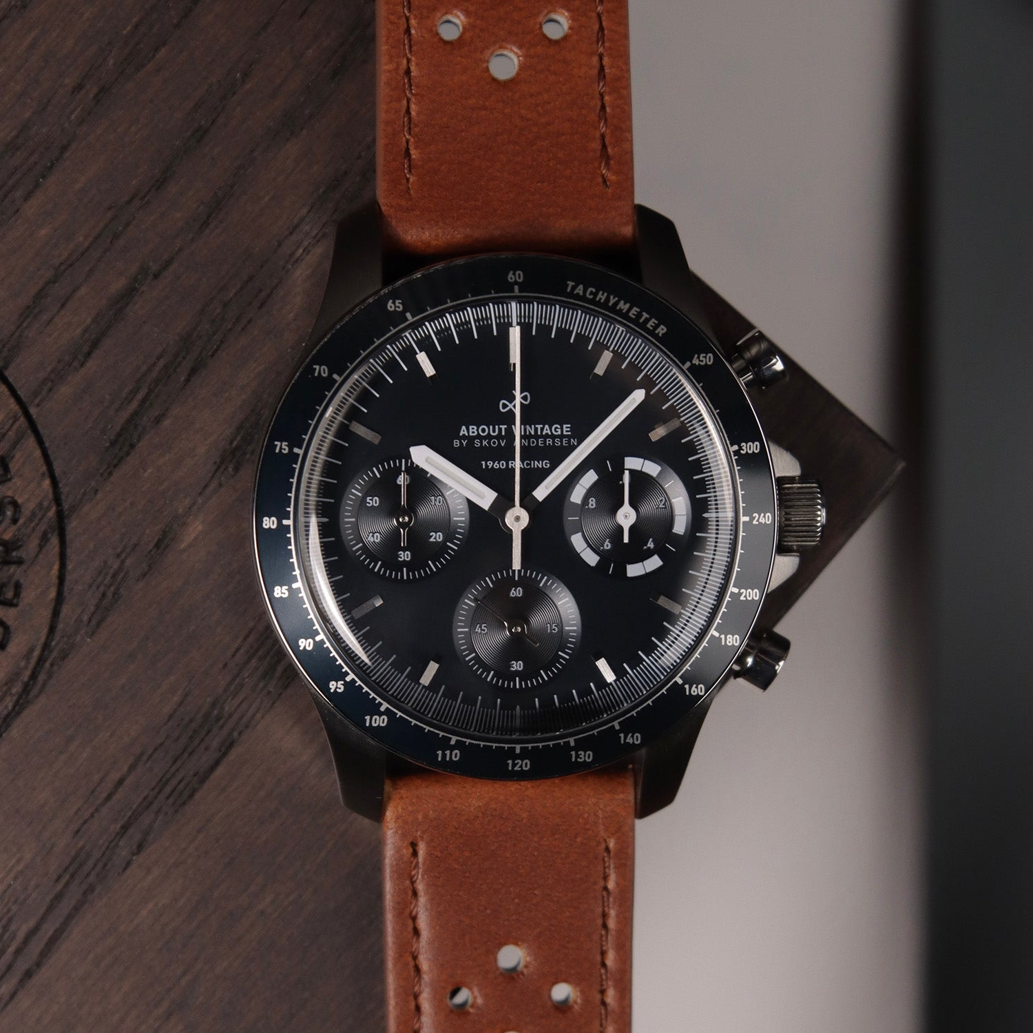 1960 Racing Chronograph | Acier chirurgical & Bleu de Minuit - 4