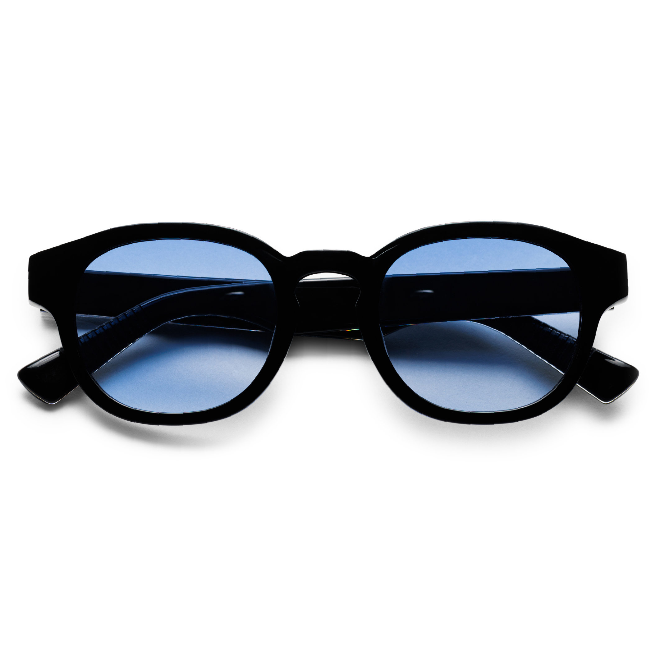 MessyWeekend | BILLE в черно със сини преливащи стъкла - 2