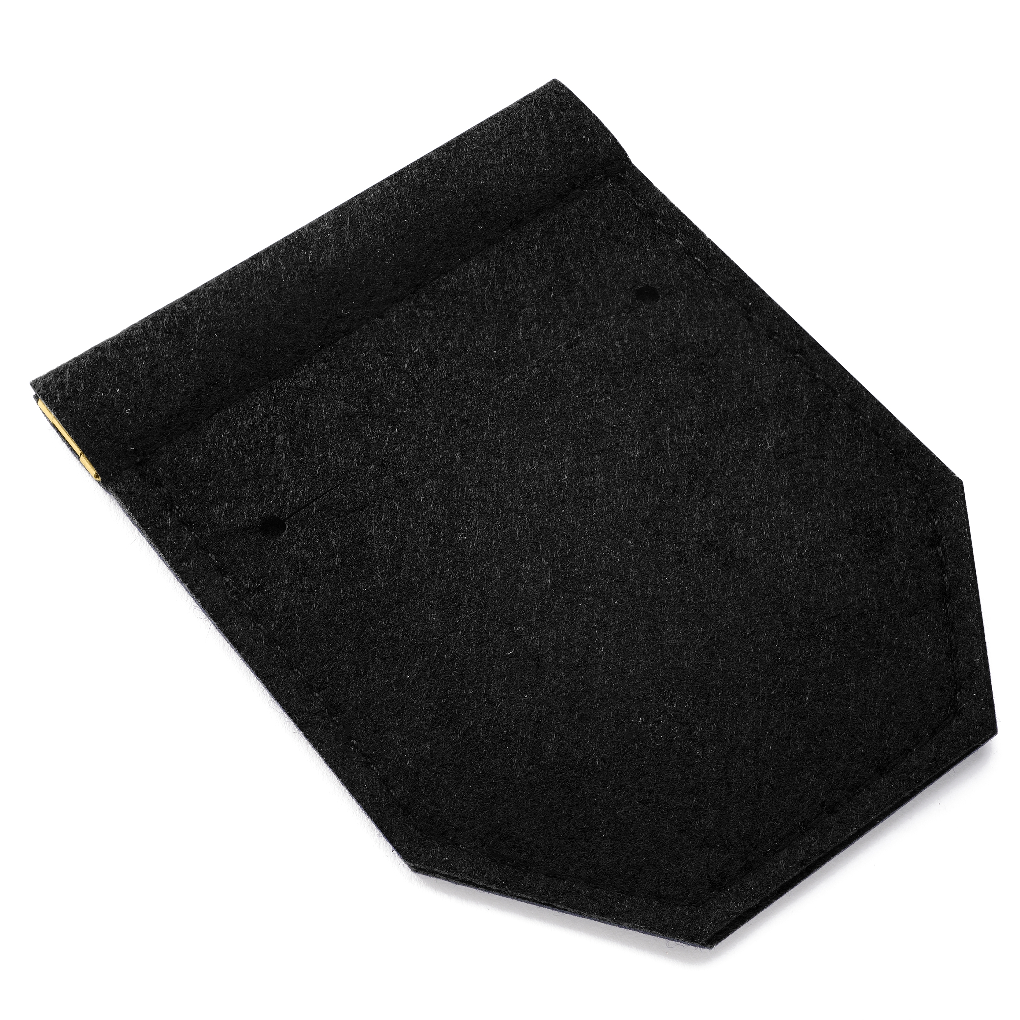 Черен филцов държач за кърпичка за сако - 3