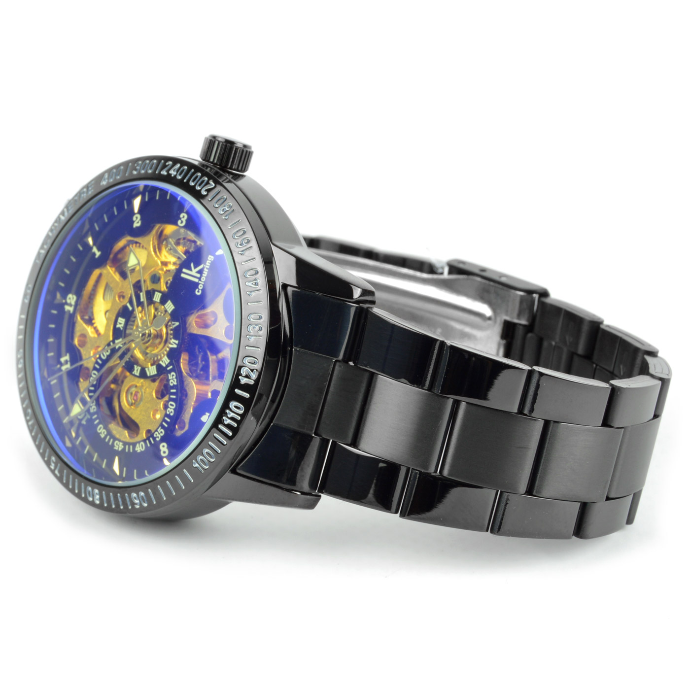 Black & Gold Rolat Watch - 8
