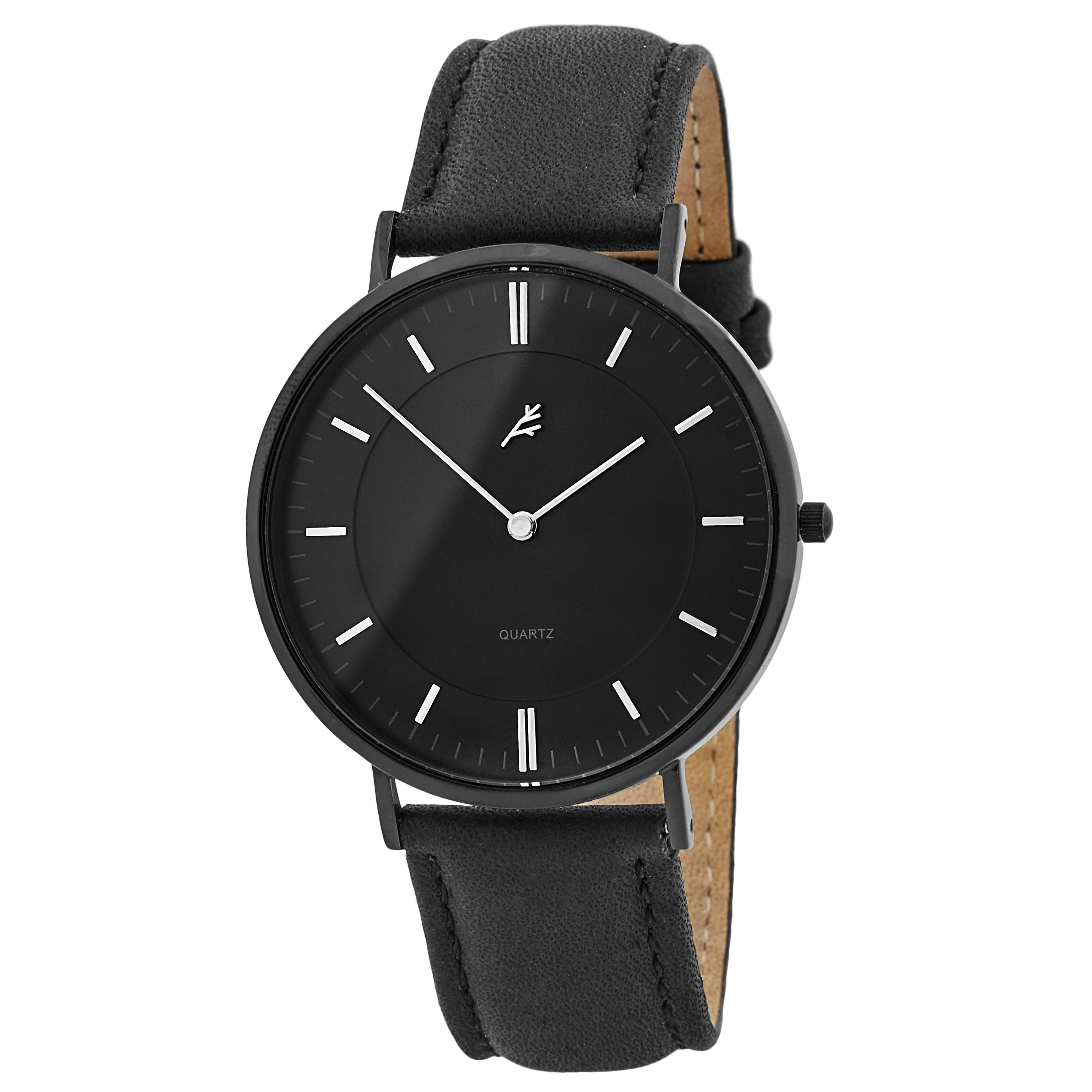 Reloj Nivil negro y plata - 1