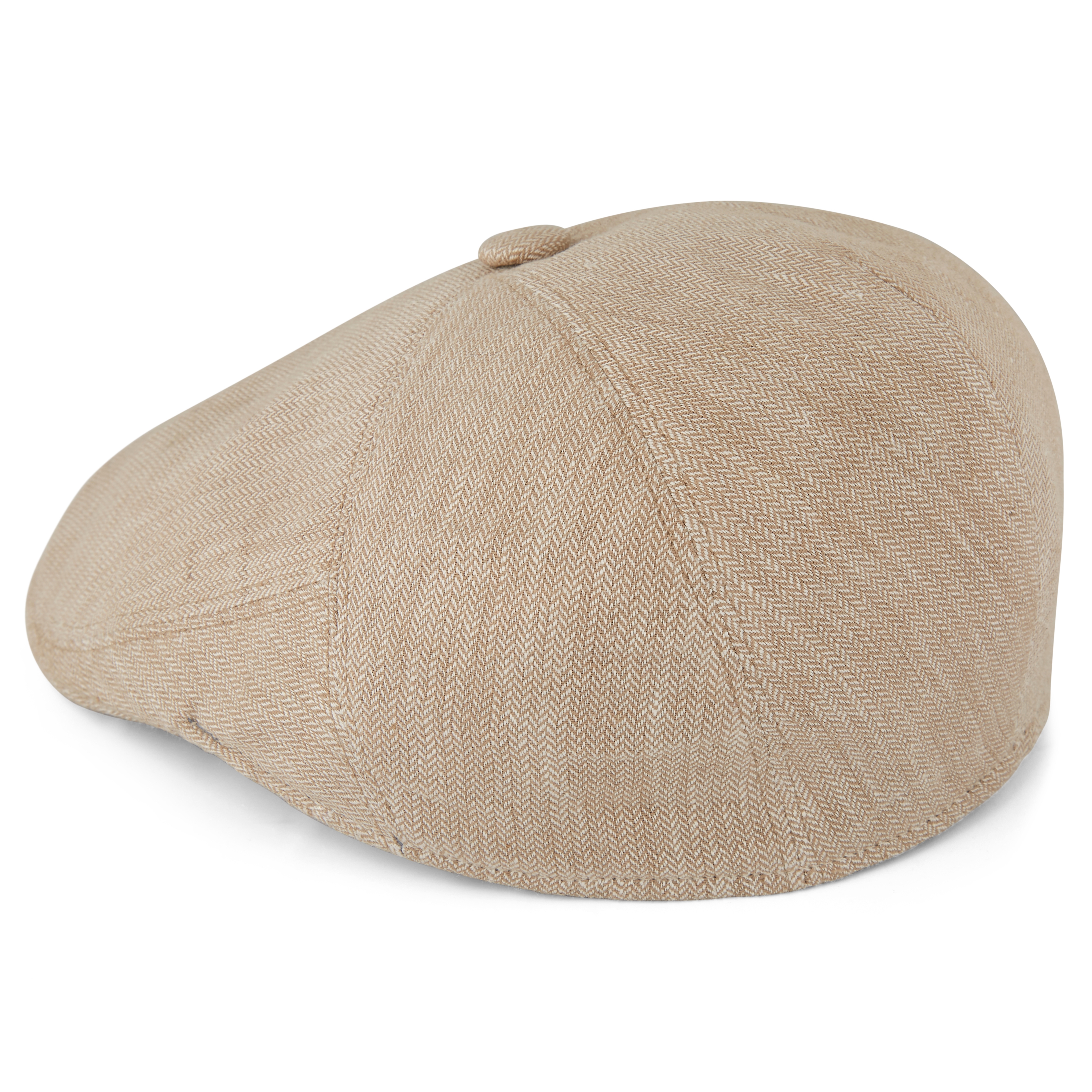Beige Molise flat cap -lakki - 2