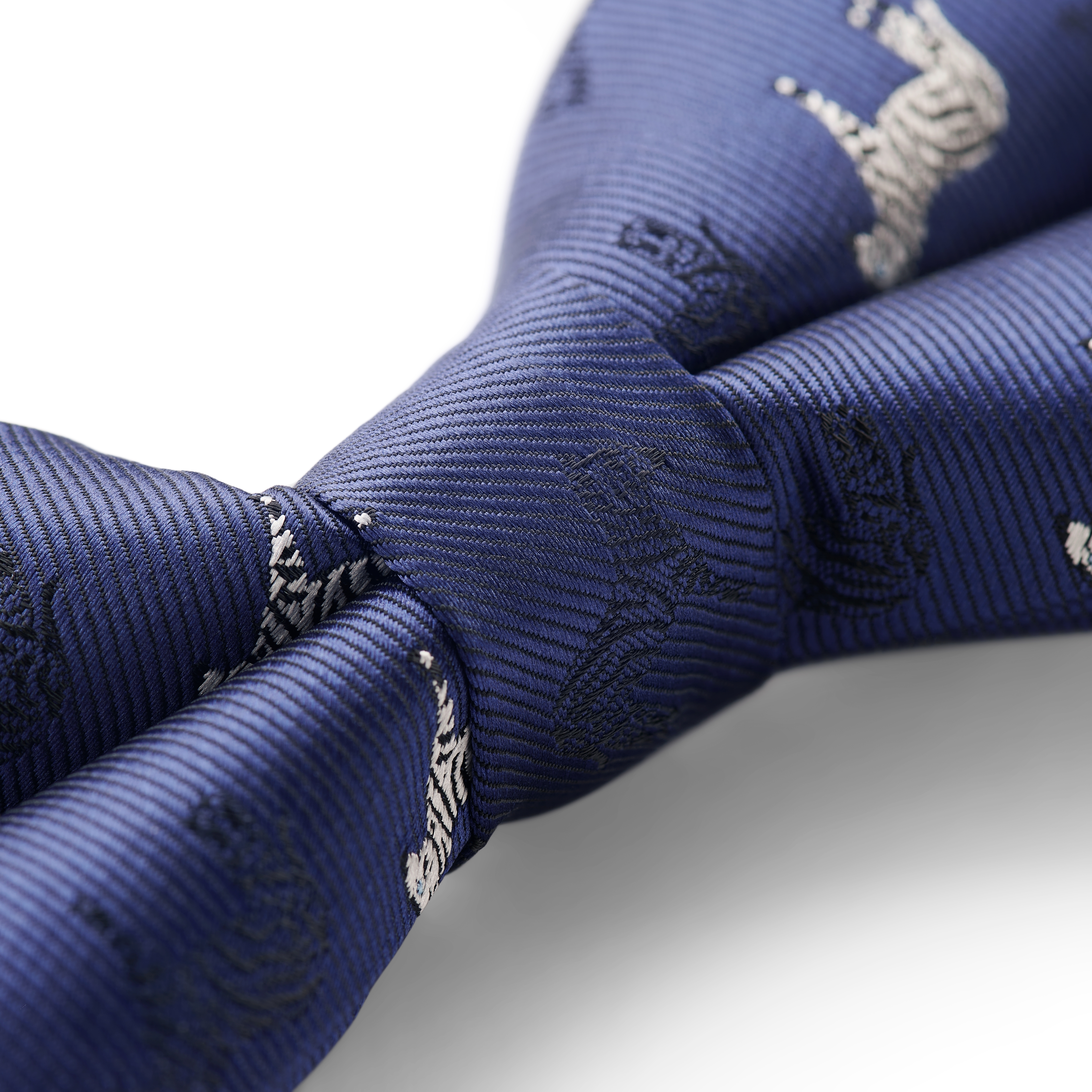 Zoikos | Laço Pré-atado Zebra Azul - 3