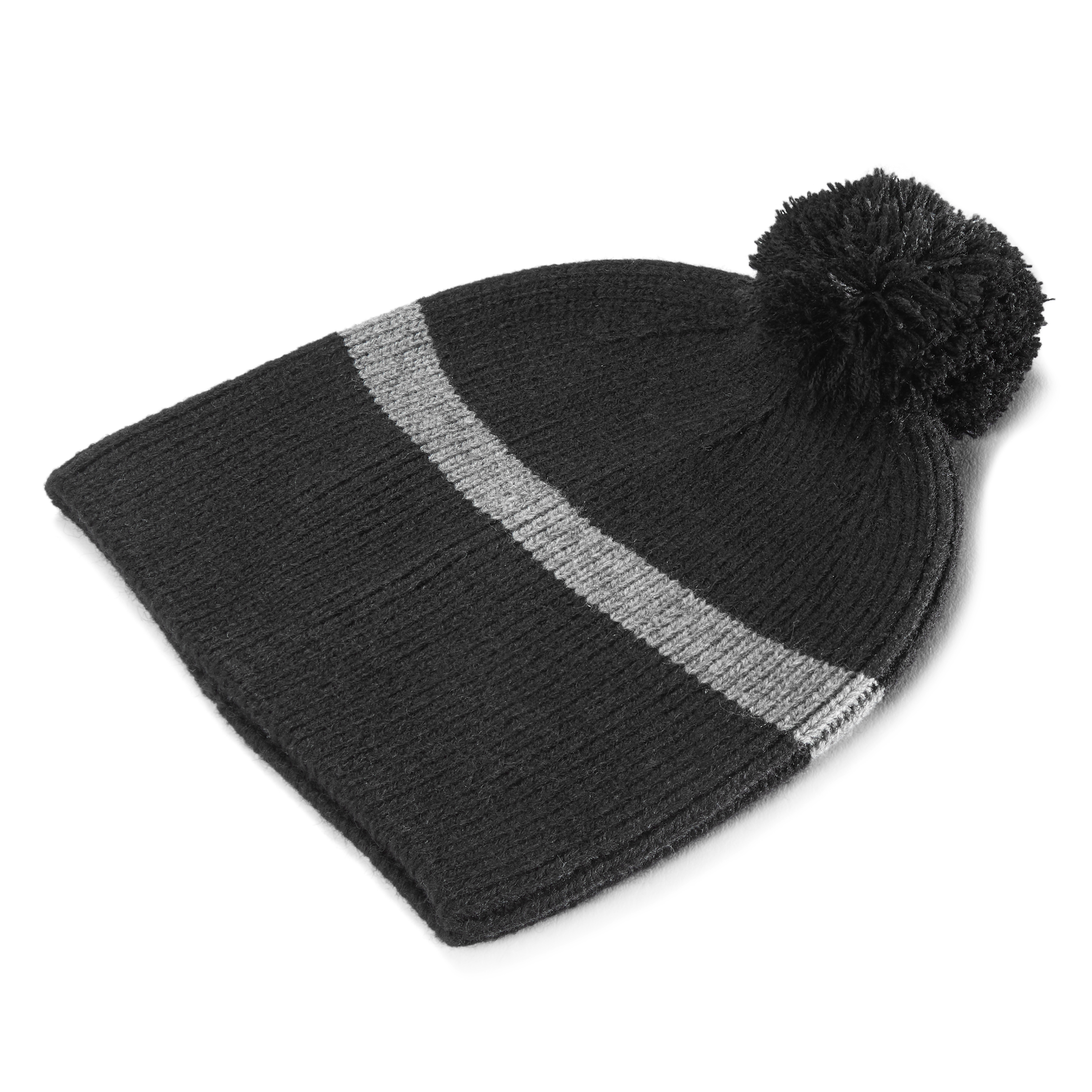 Μαύρο & Γκρι Σκουφάκι Beanie Ferdie - 8