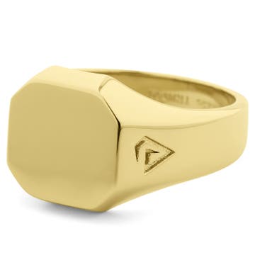 Signet 925s Gold Classic Ring