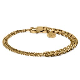 Amager | Gold-Tone Stainless Steel Curb Chain Bracelet